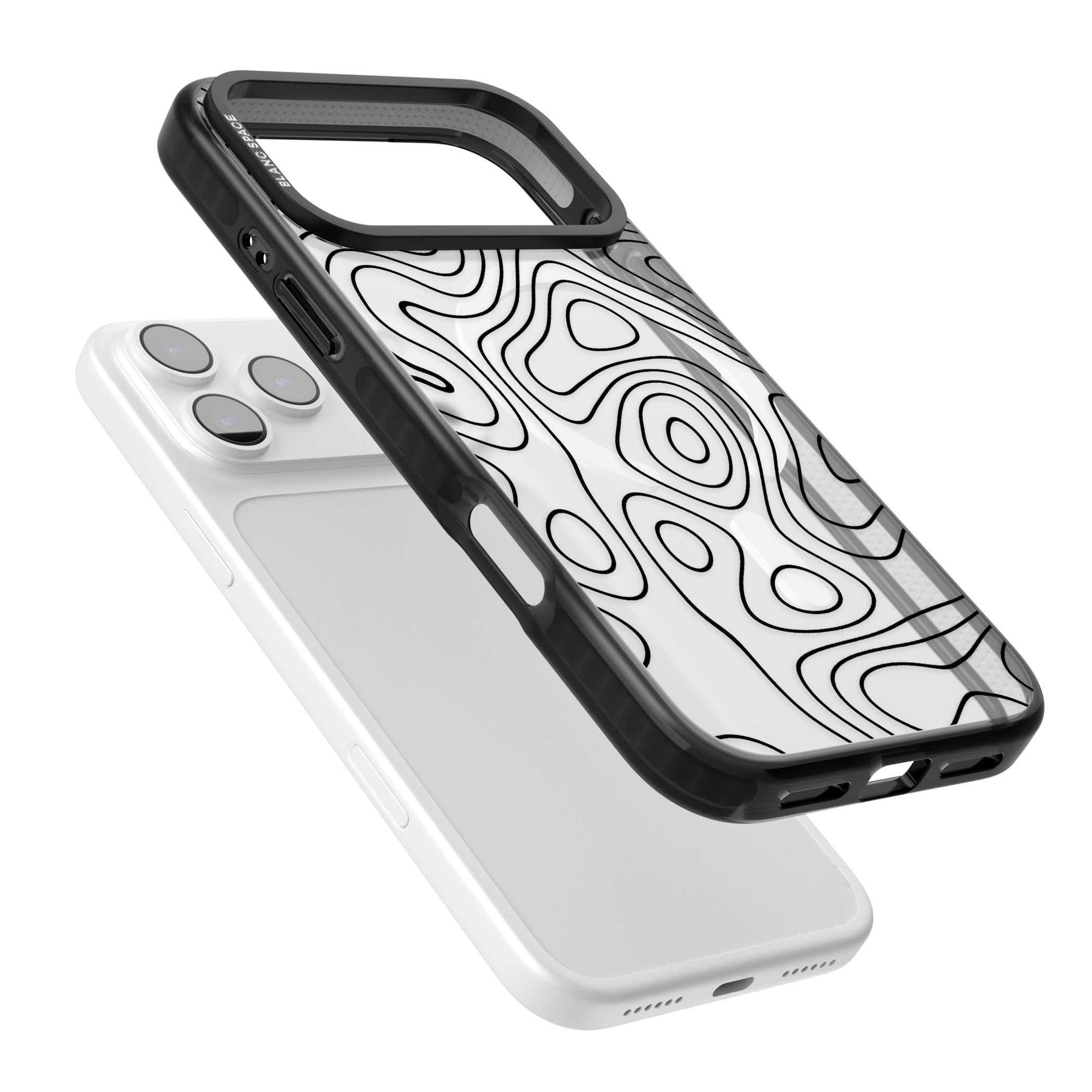 Damascus Steel iPhone 17 Pro Max Impact Pro Black Phone Case Colours