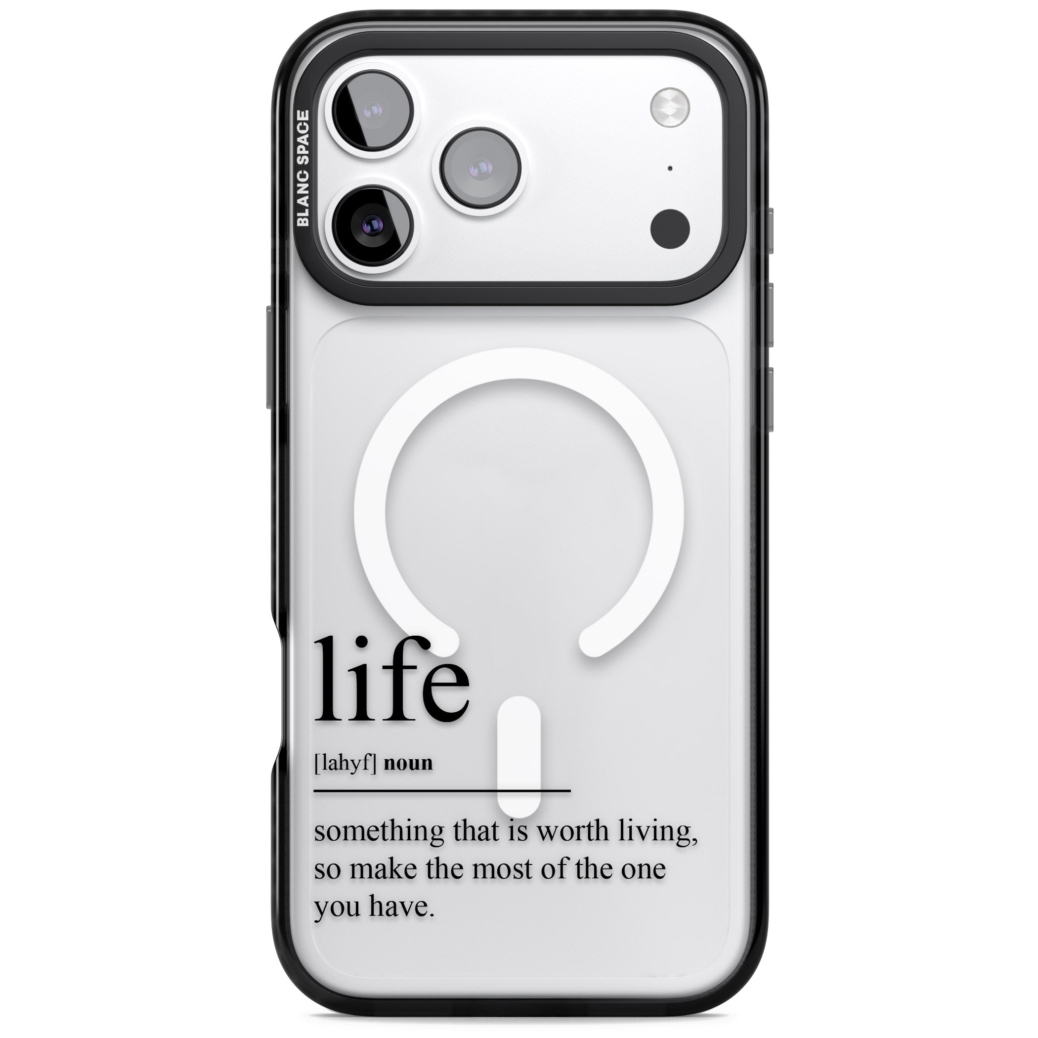 Life iPhone 17 Pro Max Impact Pro Black Phone Case