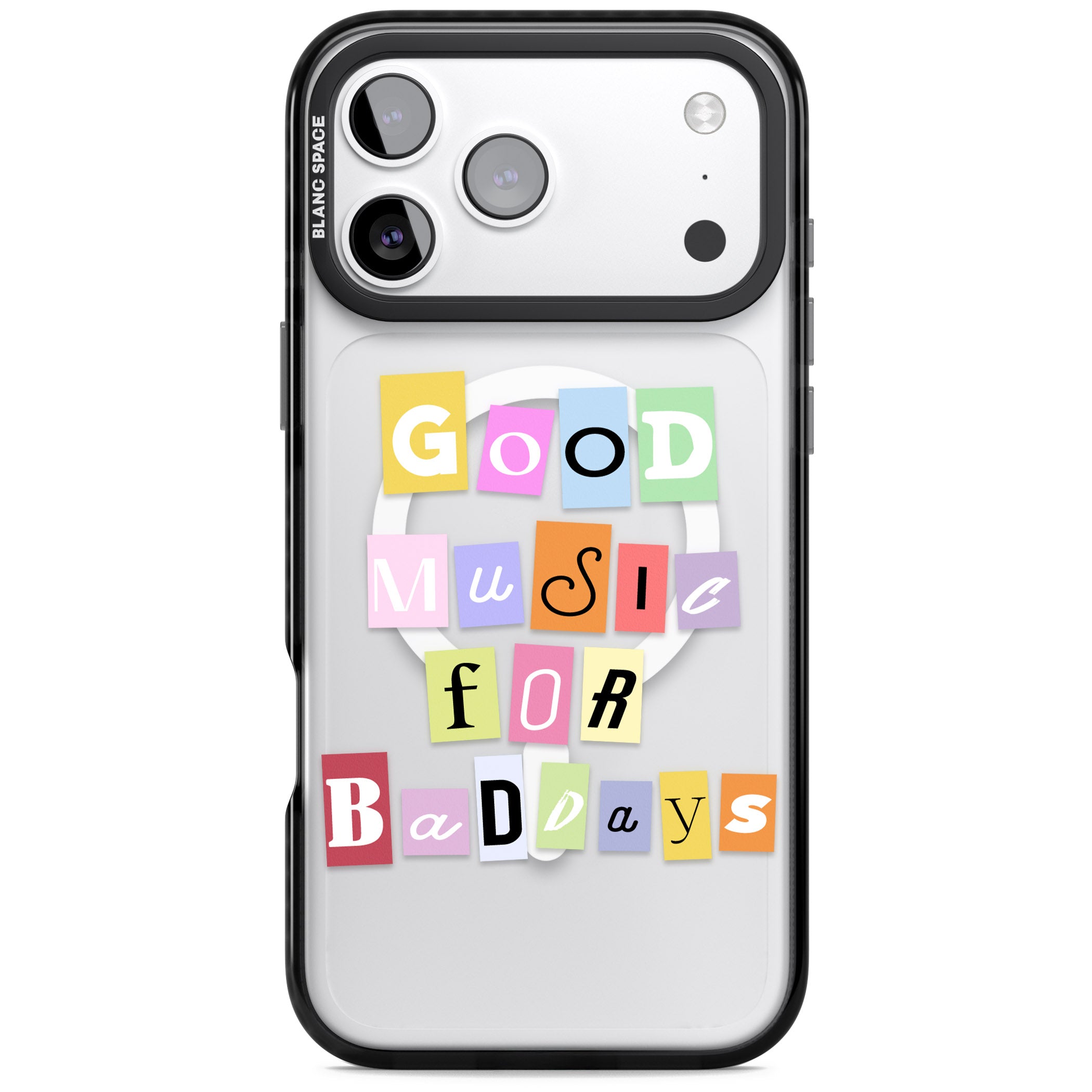 Good Music For Bad Days iPhone 17 Pro Max Impact Pro Black Phone Case