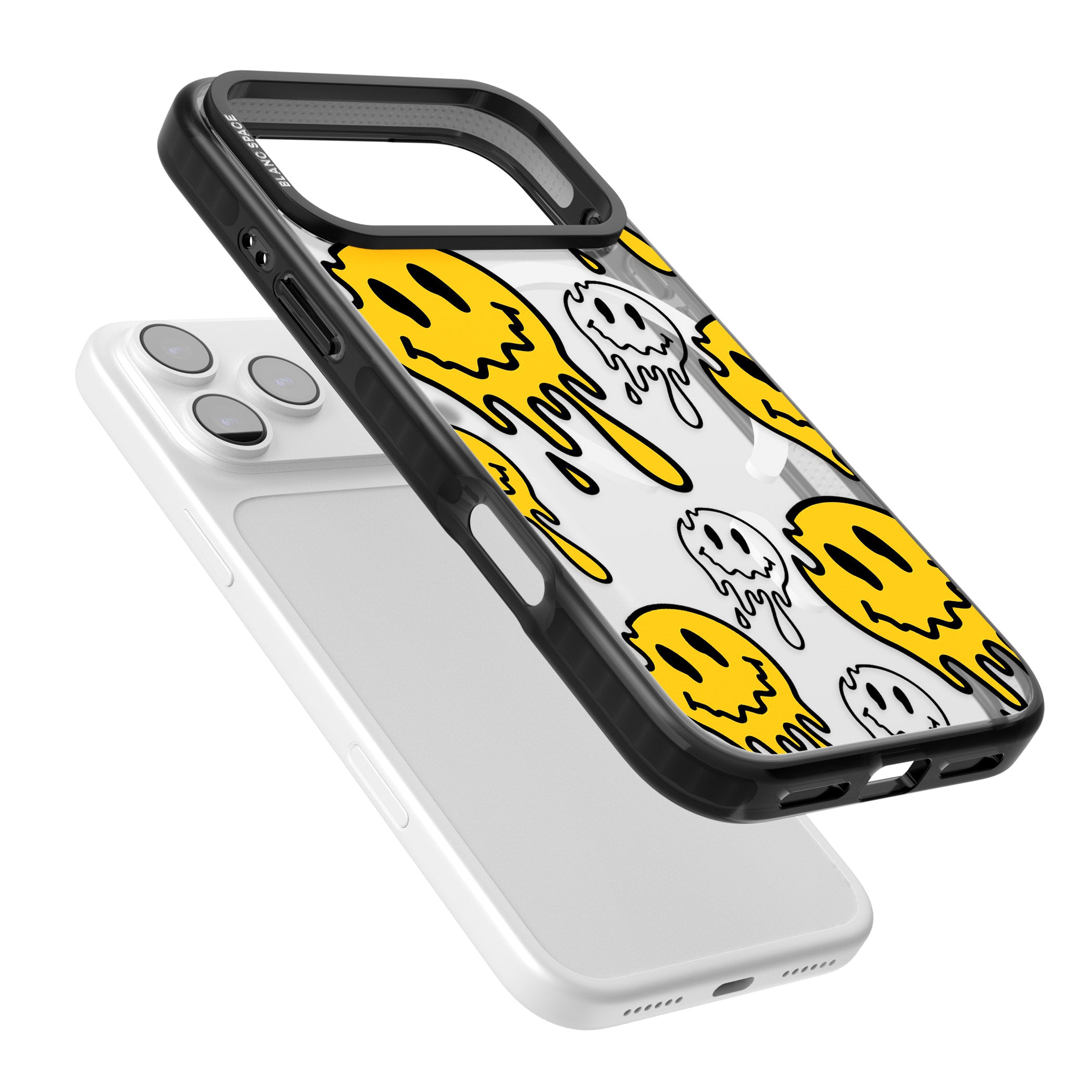 Face Melt iPhone 17 Pro Max Impact Pro Black Phone Case Colours