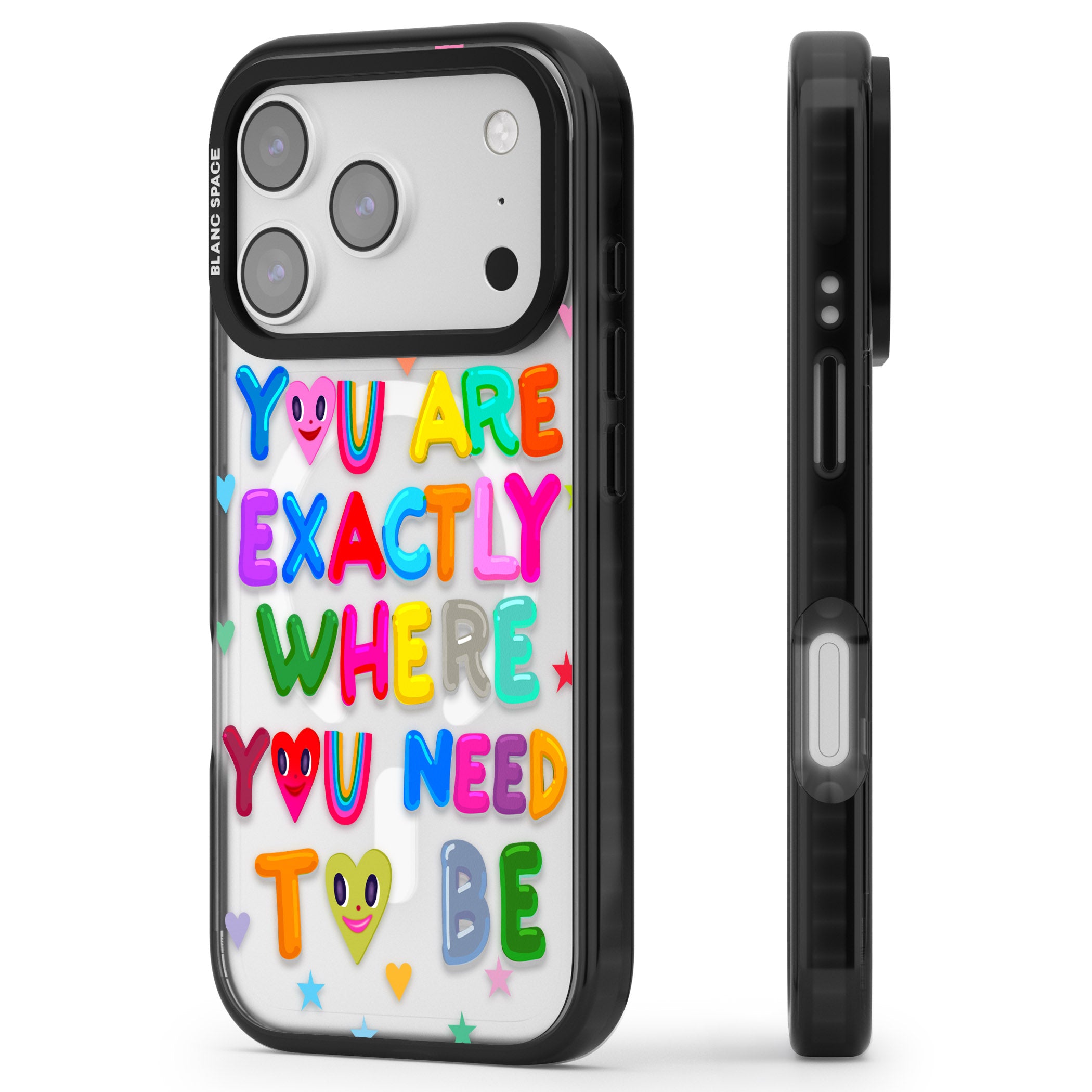 Exactly Where You Need To Be iPhone 17 Pro Max Impact Pro Black Phone Case Side Profile