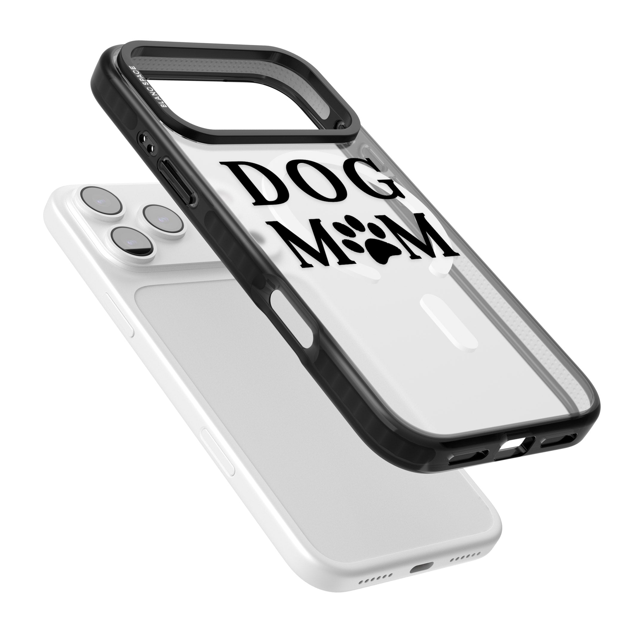 Dog Mom iPhone 17 Pro Max Impact Pro Black Phone Case Colours