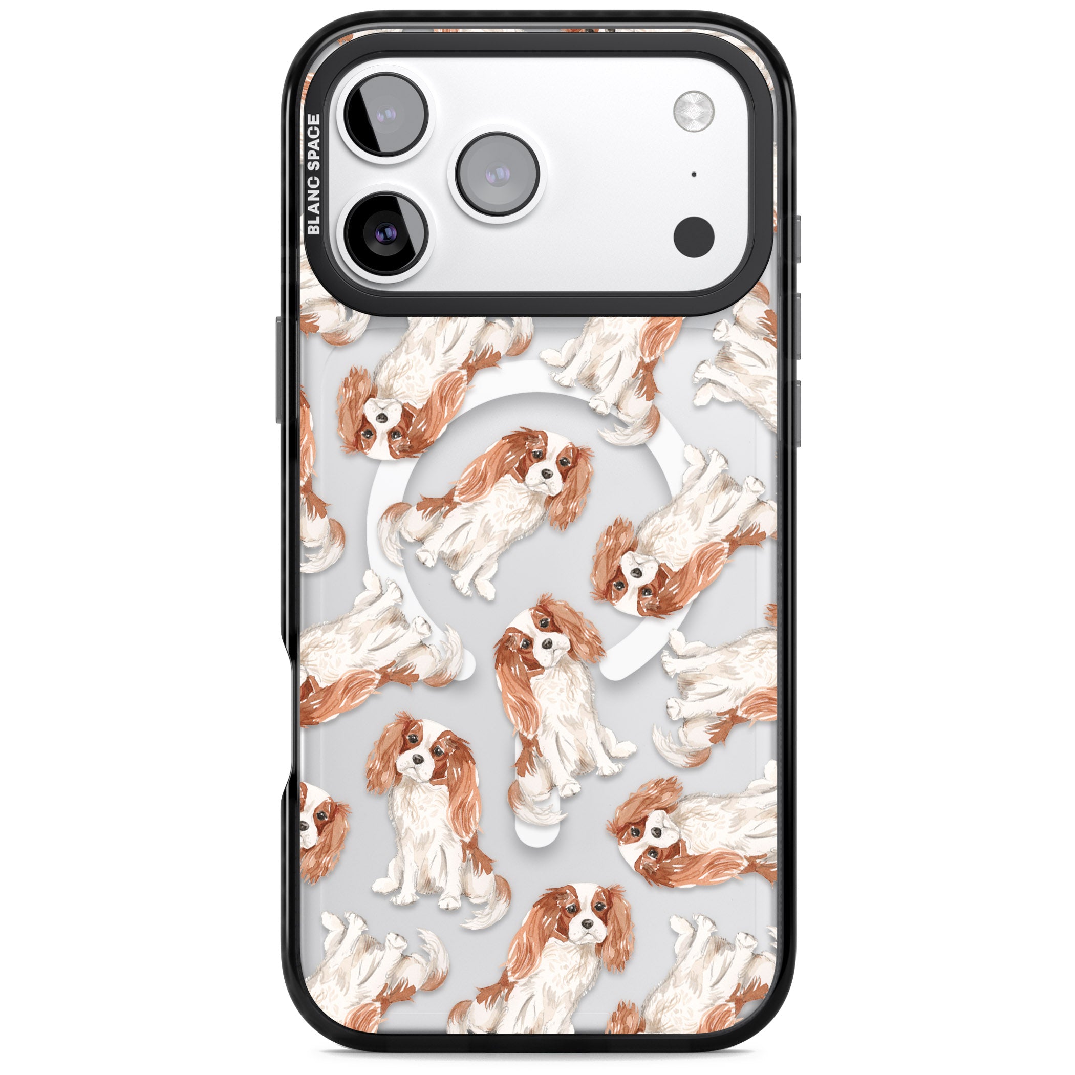 Cavalier King Charles Spaniel iPhone 17 Pro Max Impact Pro Black Phone Case