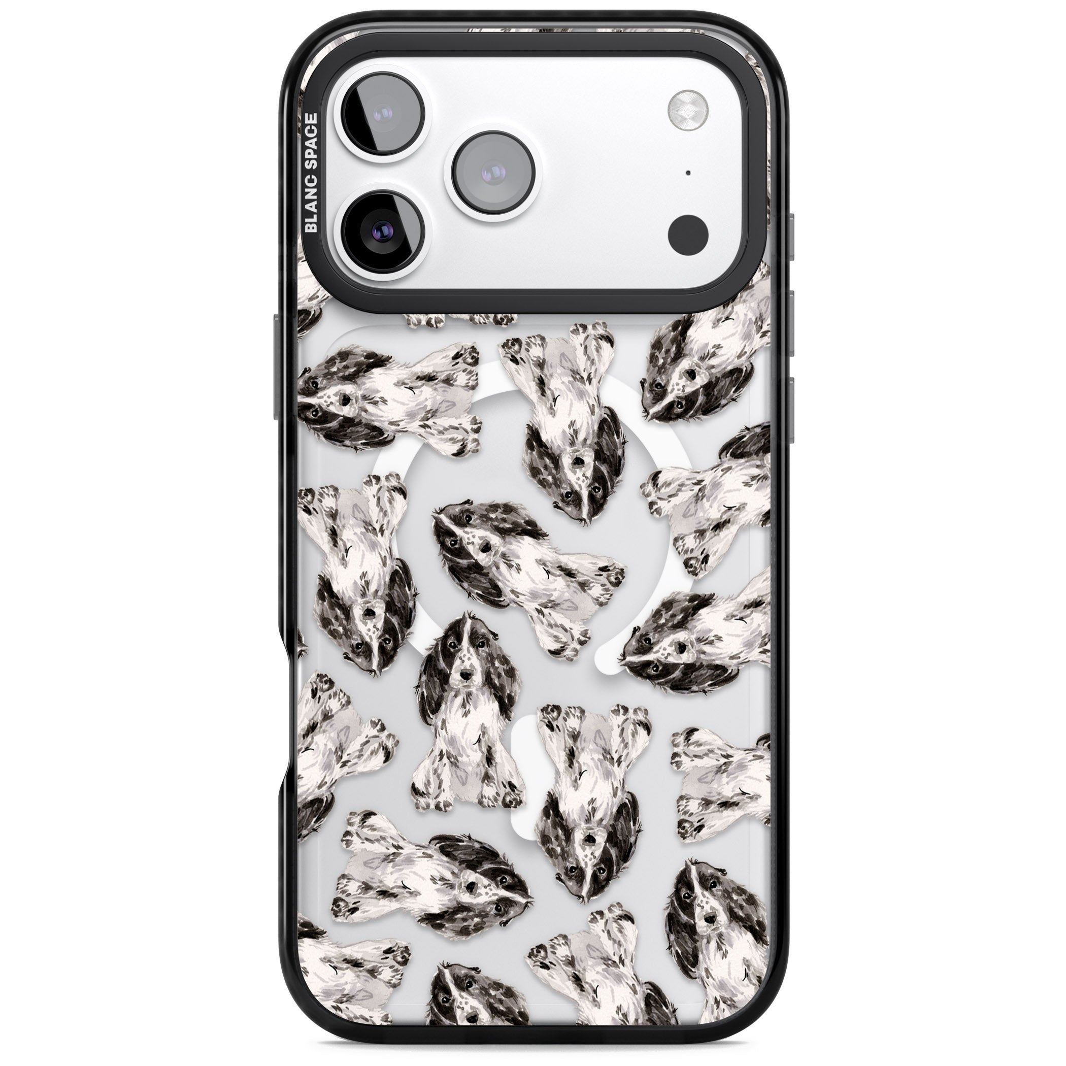 Cocker Spaniel Watercolor Elegance iPhone 17 Pro Max Impact Pro Black Phone Case