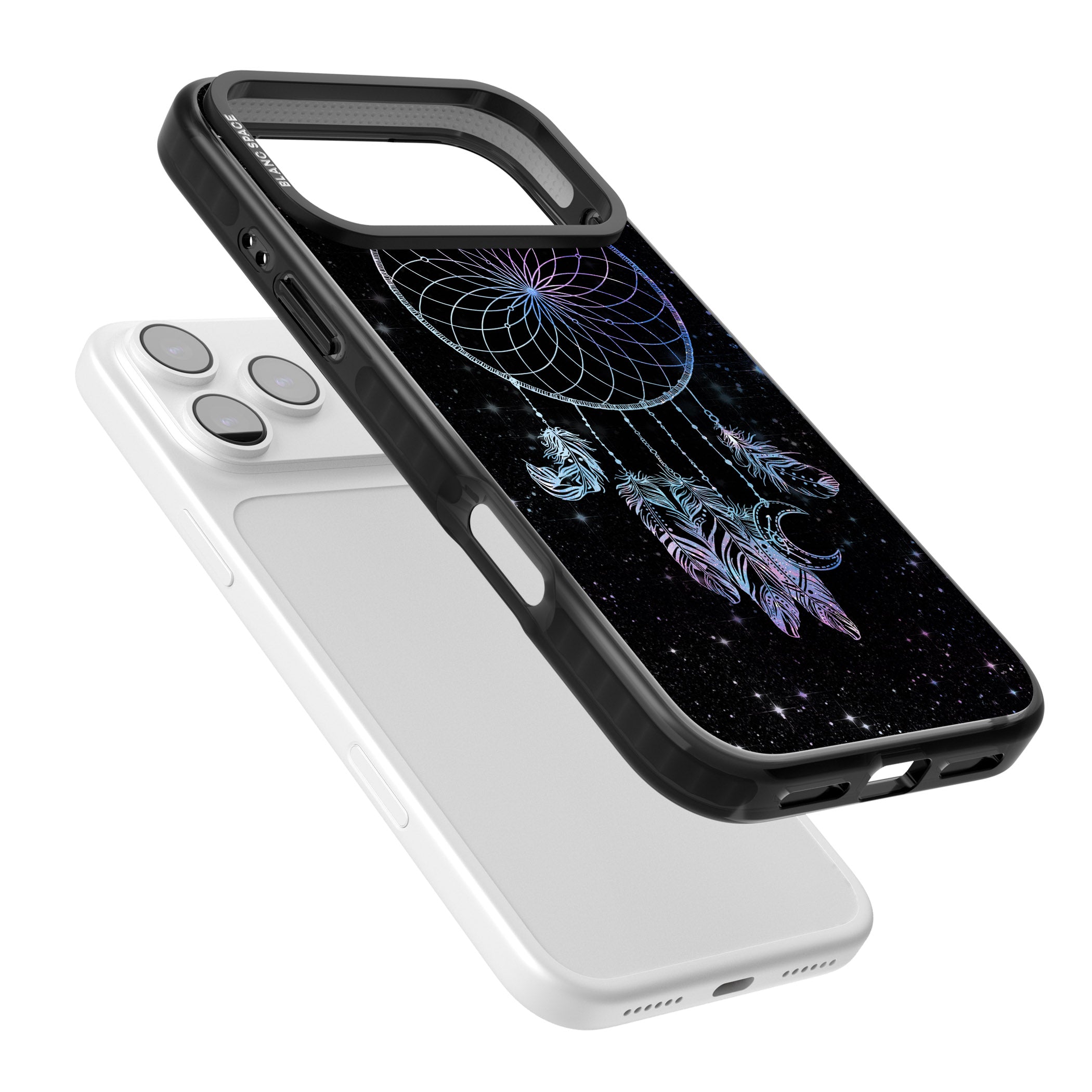 Dreamcatcher Galaxy iPhone 17 Pro Max Impact Pro Black Phone Case Colours