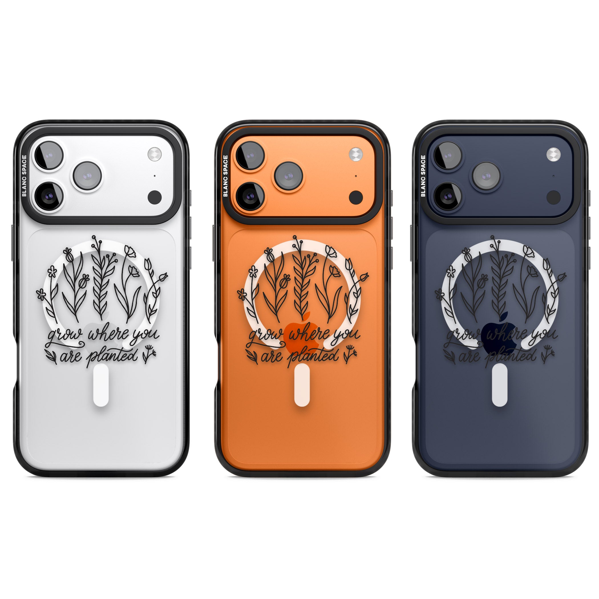 Grow Where You Are Planted iPhone 17 Pro Impact Pro Black Phone Case APT Impact Protection