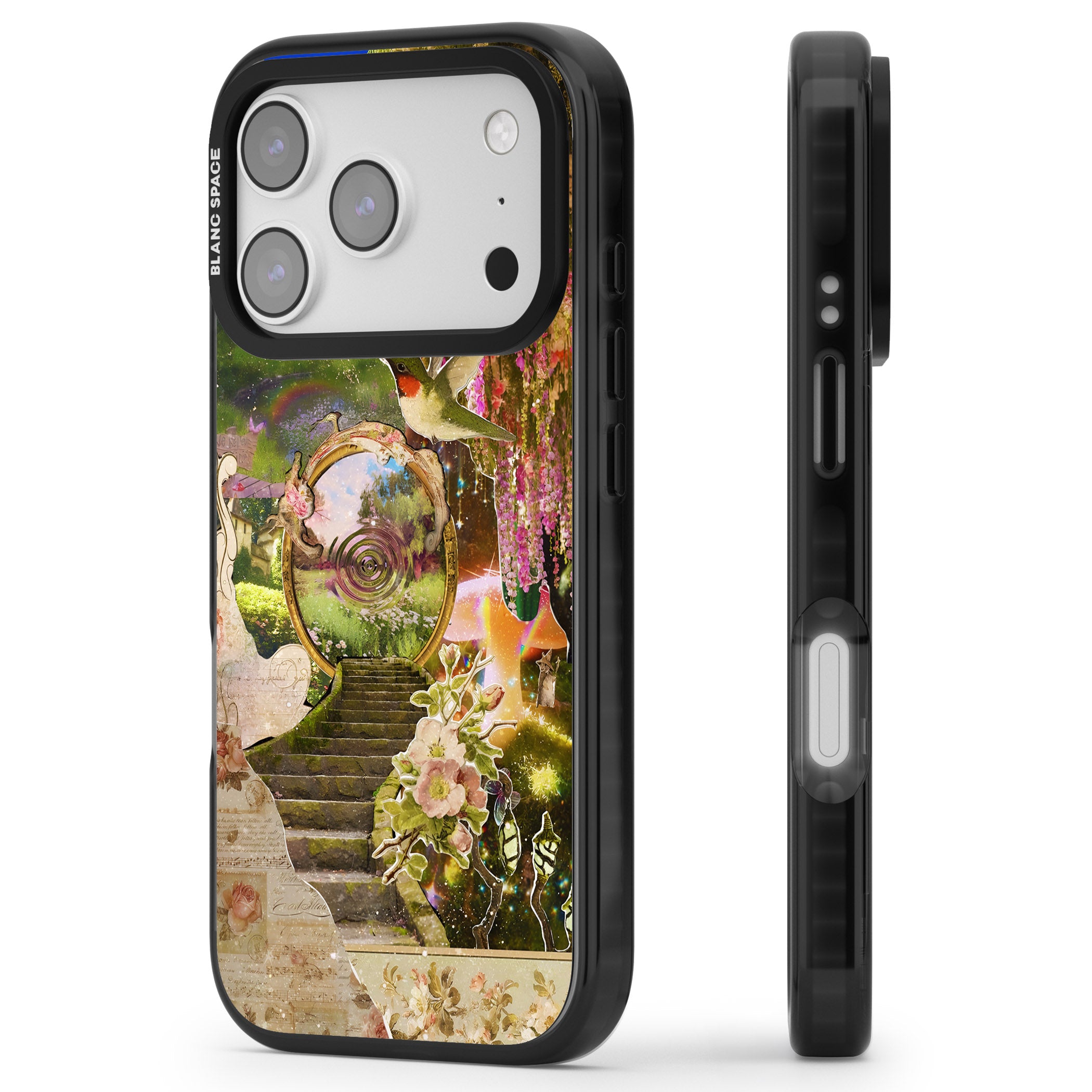Fairy Portal iPhone 17 Pro Max Impact Pro Black Phone Case Side Profile