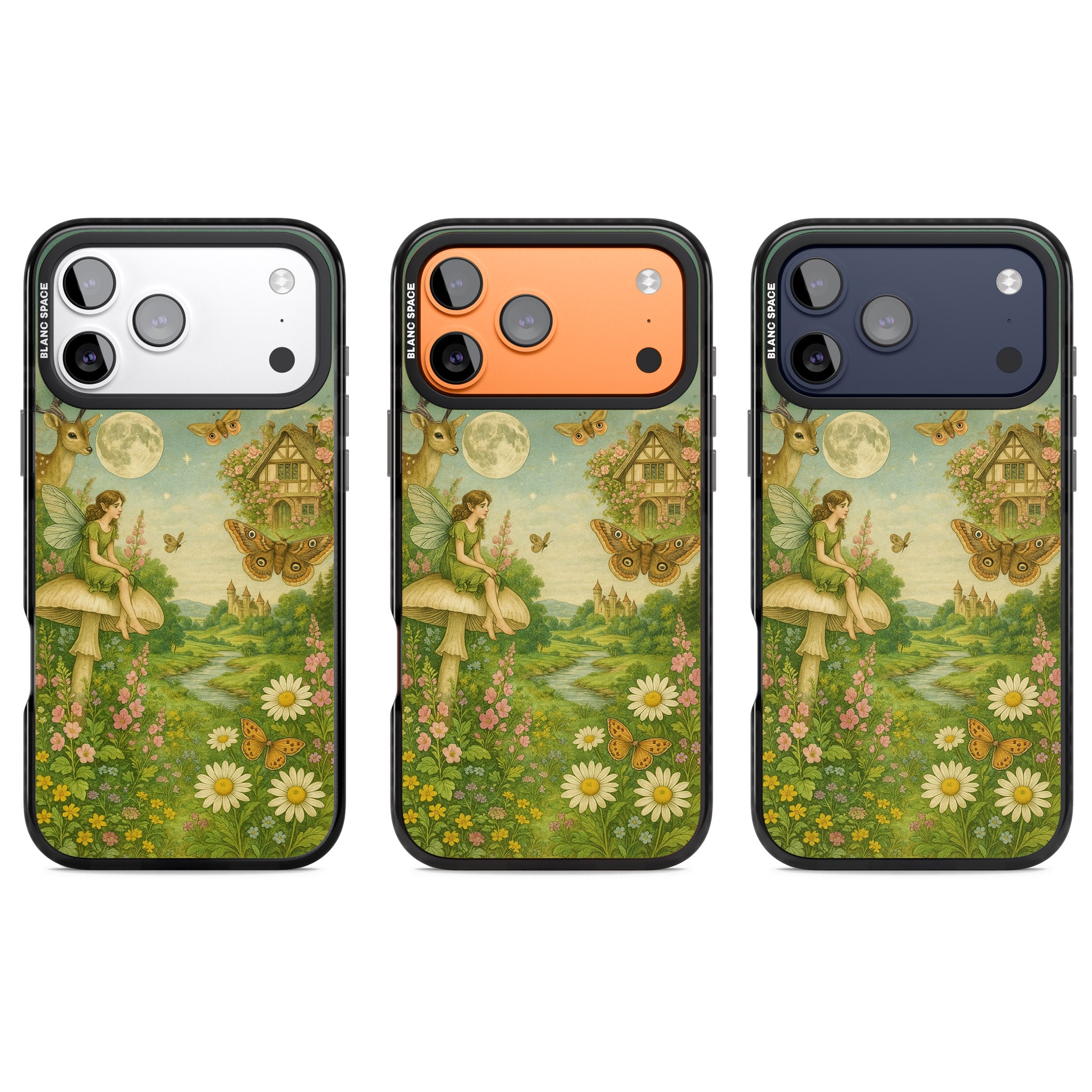 Cottage Fairy iPhone 17 Pro Impact Pro Black Phone Case APT Impact Protection