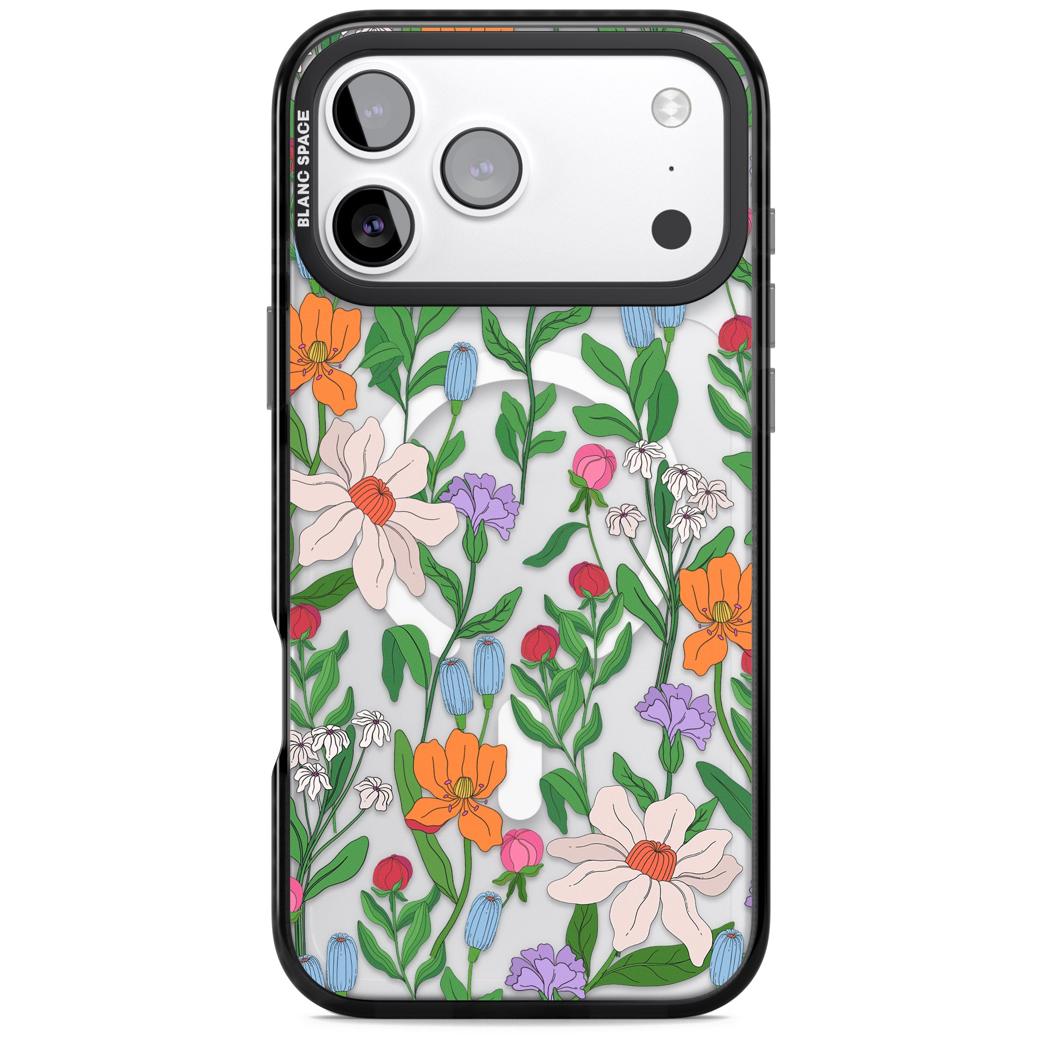 Full Bloom iPhone 17 Pro Max Impact Pro Black Phone Case