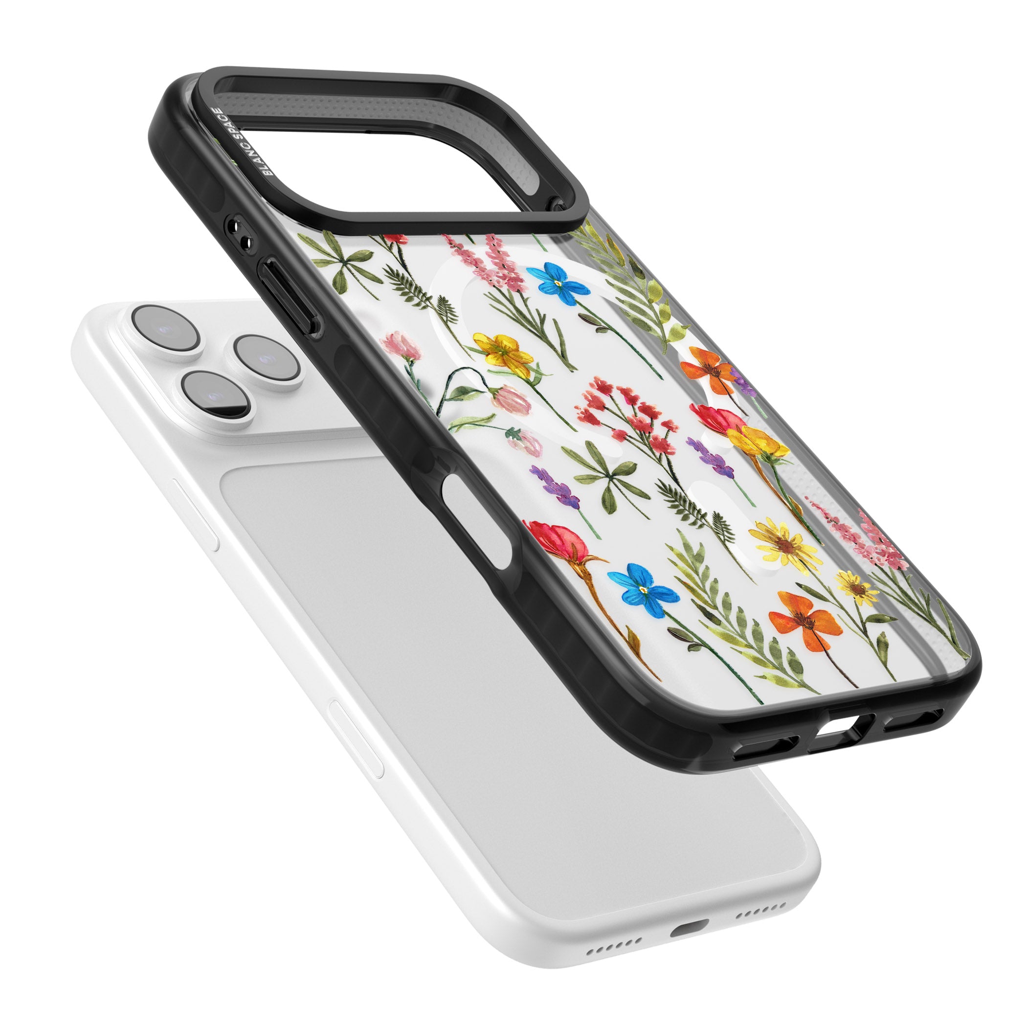 Spring Botanicals iPhone 17 Pro Max Impact Pro Black Phone Case Colours