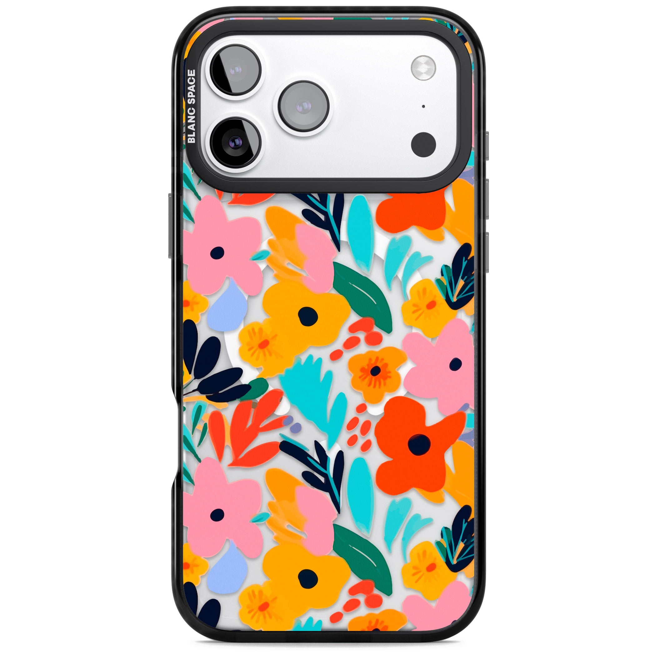 Floral Fiesta iPhone 17 Pro Max Impact Pro Black Phone Case