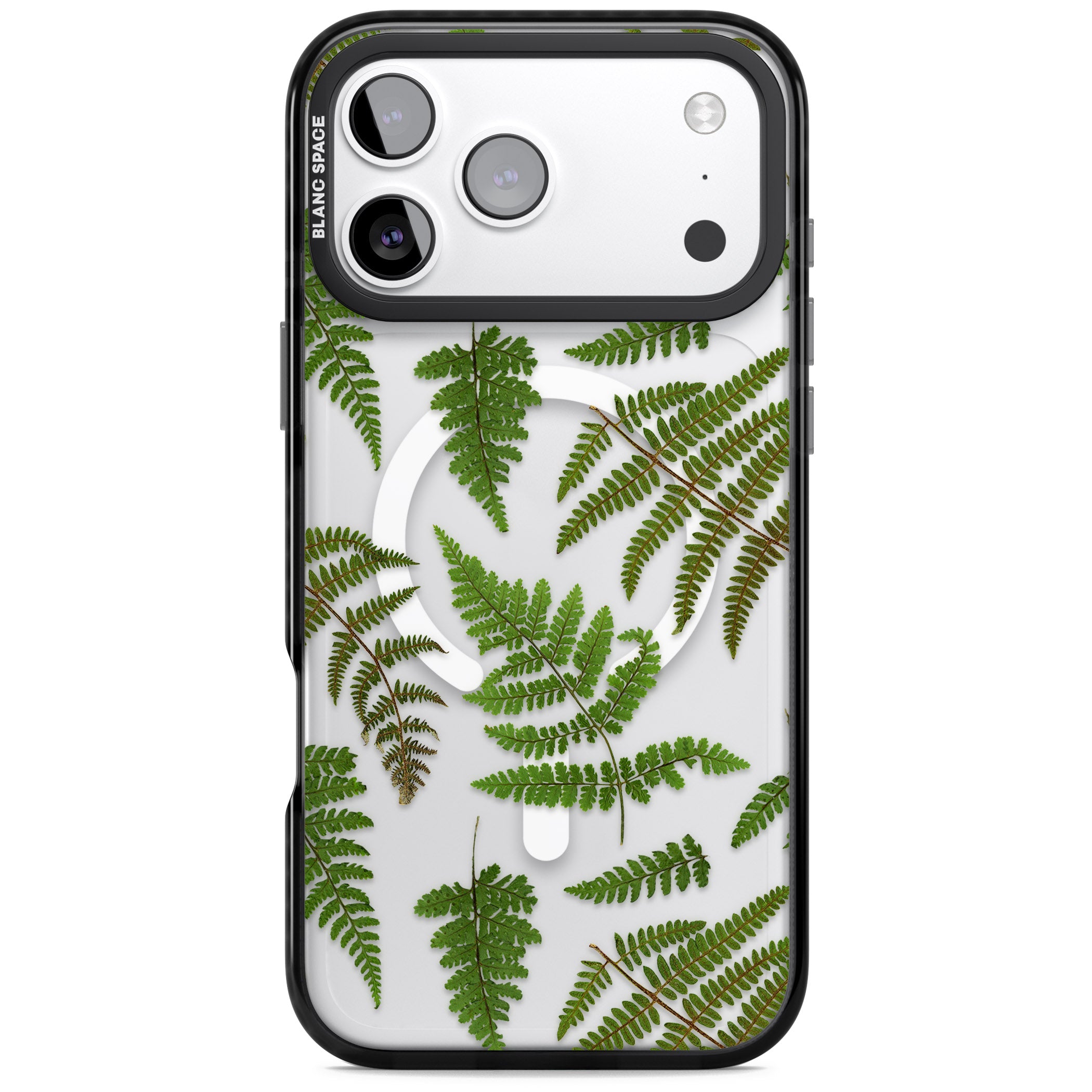 Leafy Ferns iPhone 17 Pro Max Impact Pro Black Phone Case