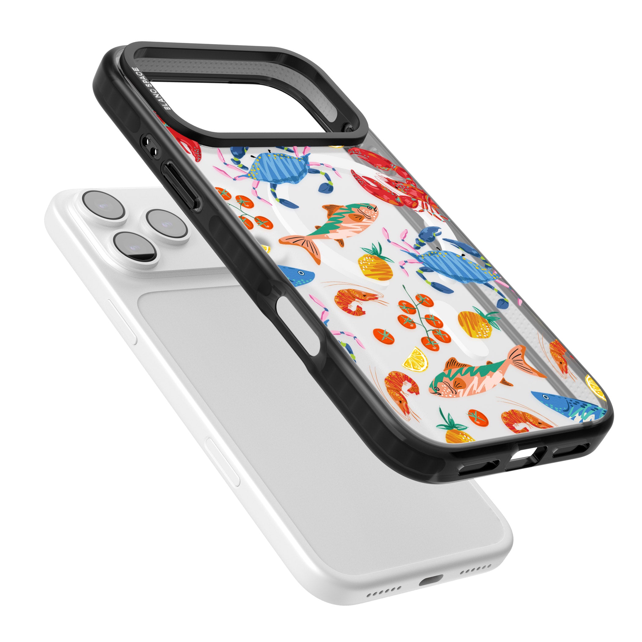 Vibrant Sealife iPhone 17 Pro Max Impact Pro Black Phone Case Colours