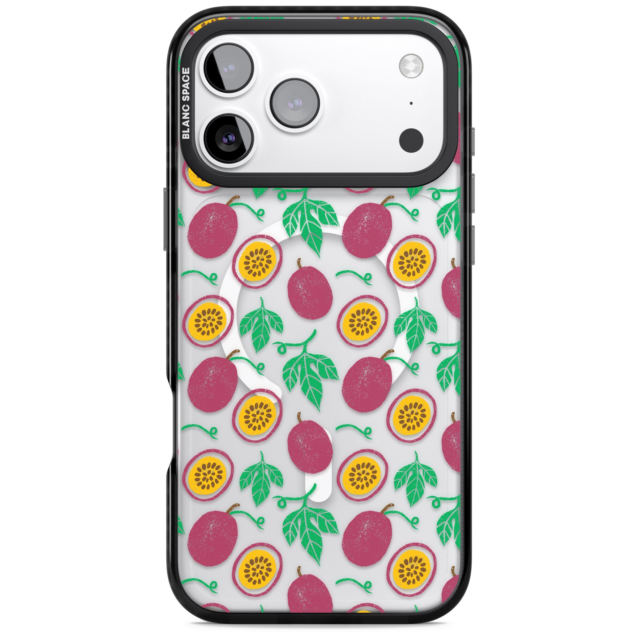 Passion Fruit Paradise iPhone 17 Pro Max Impact Pro Black Phone Case