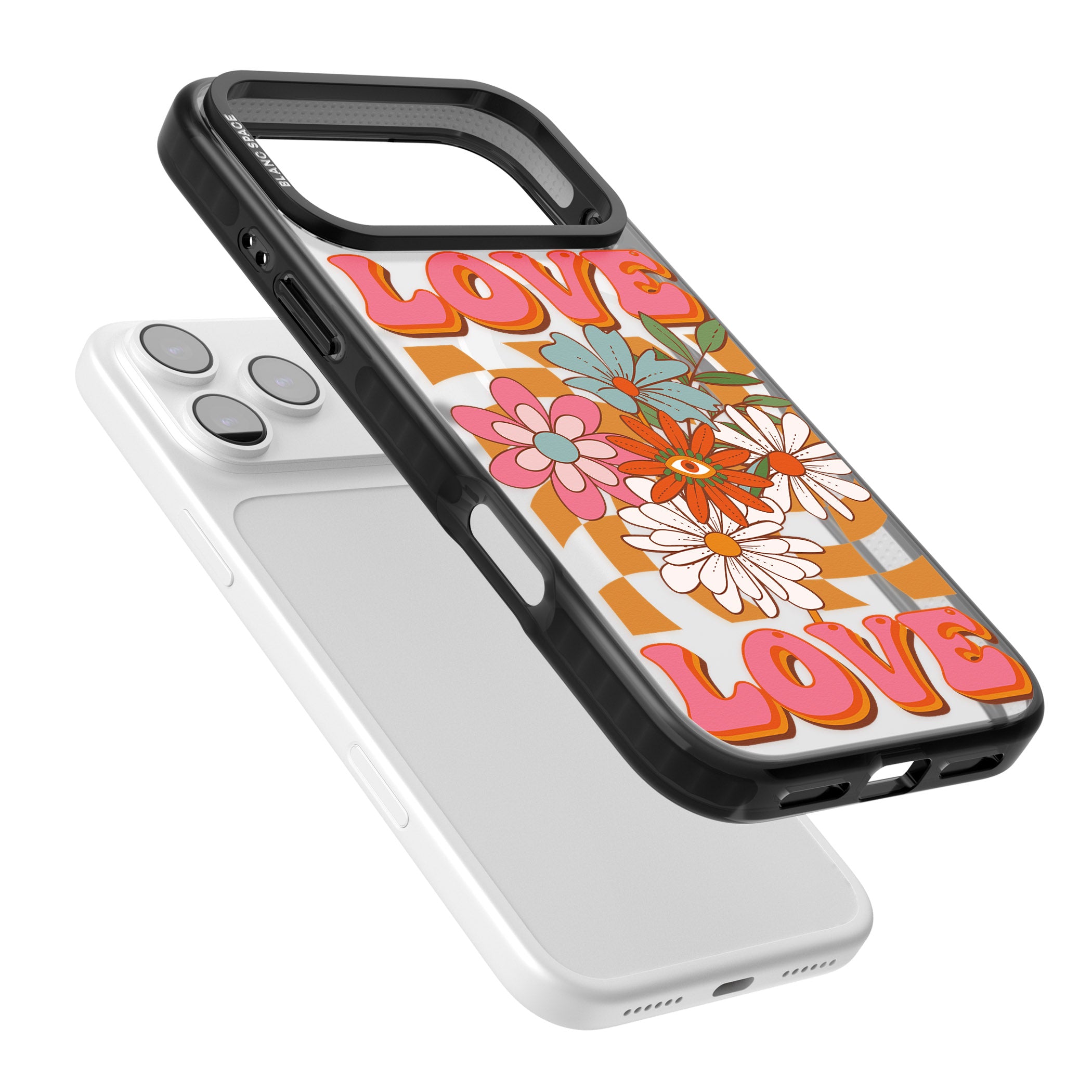 Love Bloom iPhone 17 Pro Max Impact Pro Black Phone Case Colours