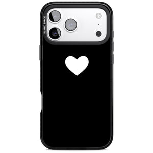 Single Heart Design: White &