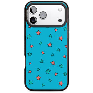 Blue Heartstopper Stars Pattern