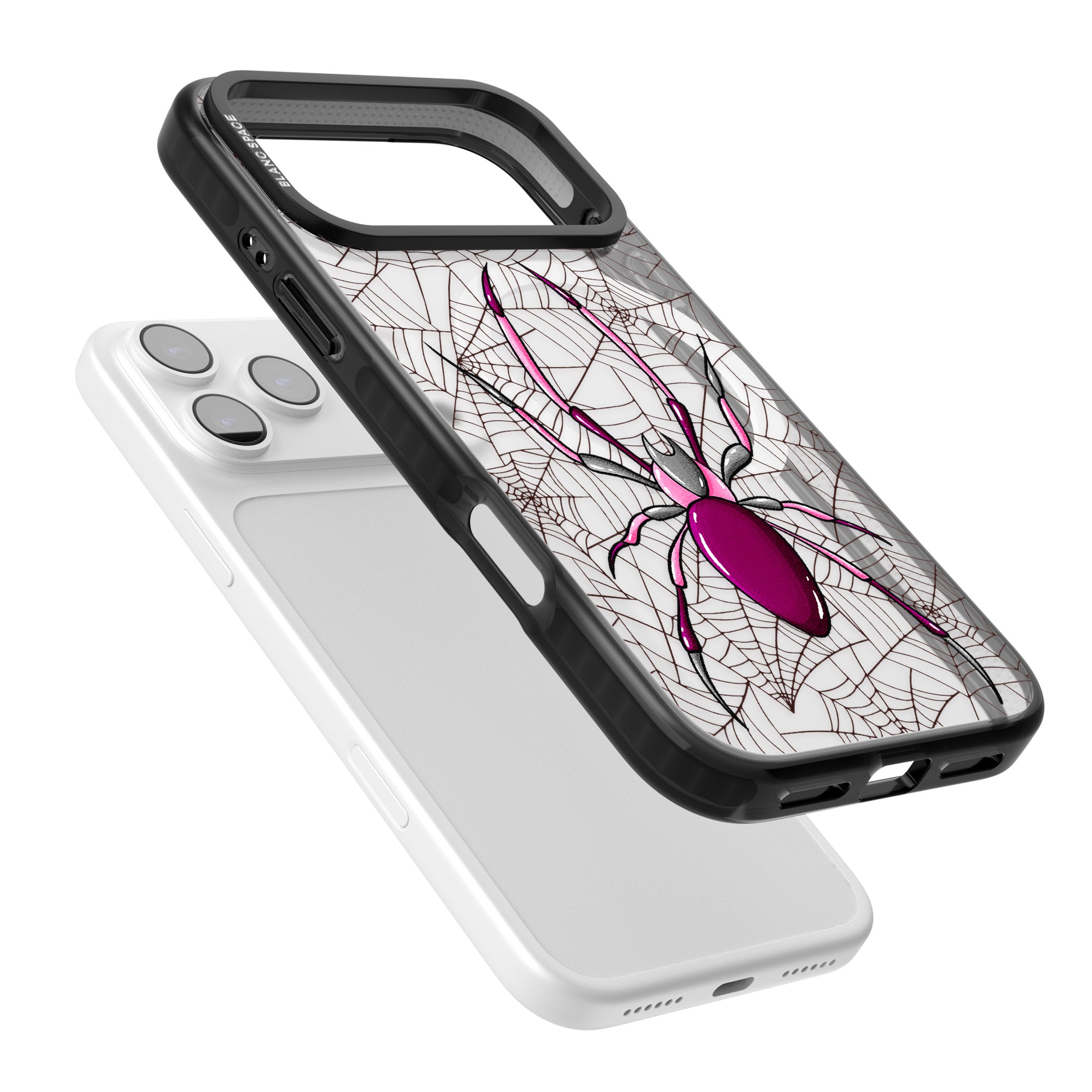 Arachnophobia iPhone 17 Pro Max Impact Pro Black Phone Case Colours