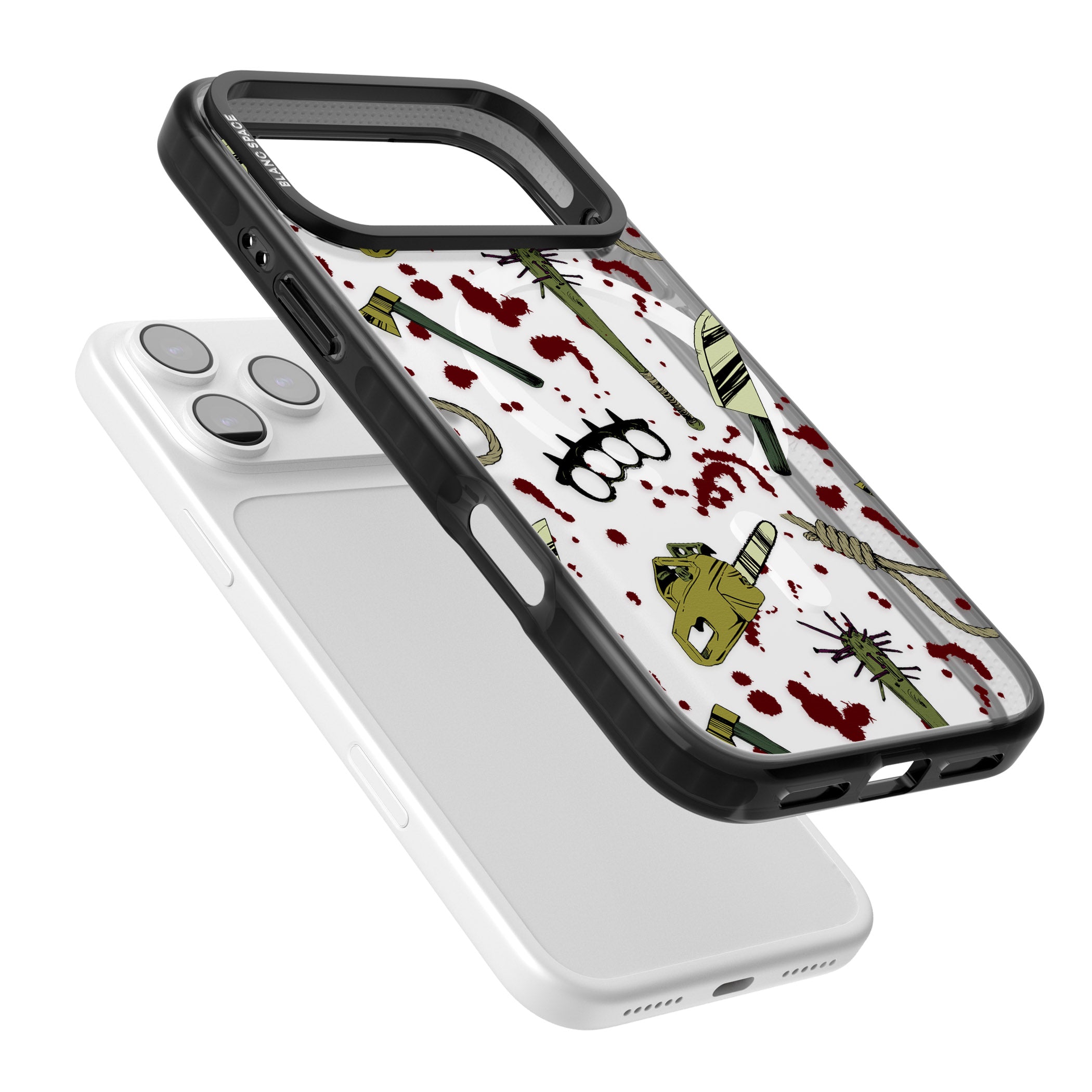 Movie Massacre iPhone 17 Pro Max Impact Pro Black Phone Case Colours