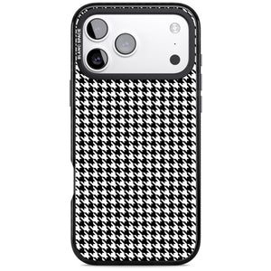Black Houndstooth Pattern