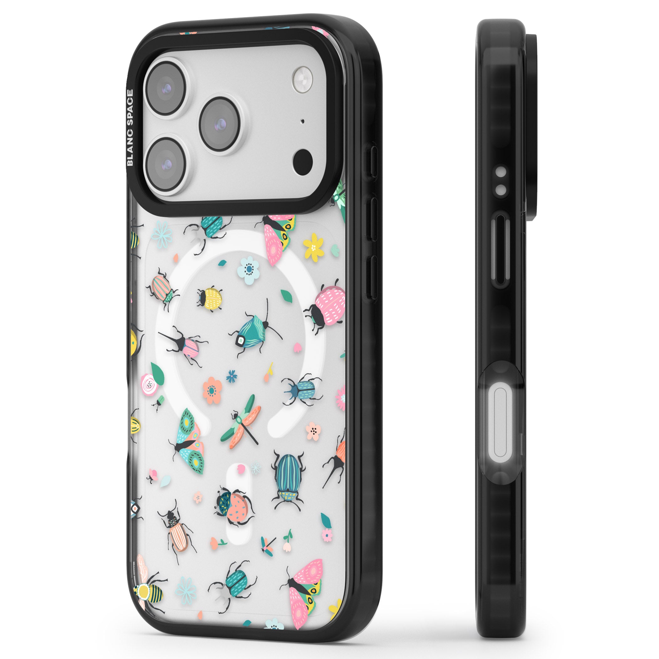 Playful Bug Life iPhone 17 Pro Max Impact Pro Black Phone Case Side Profile