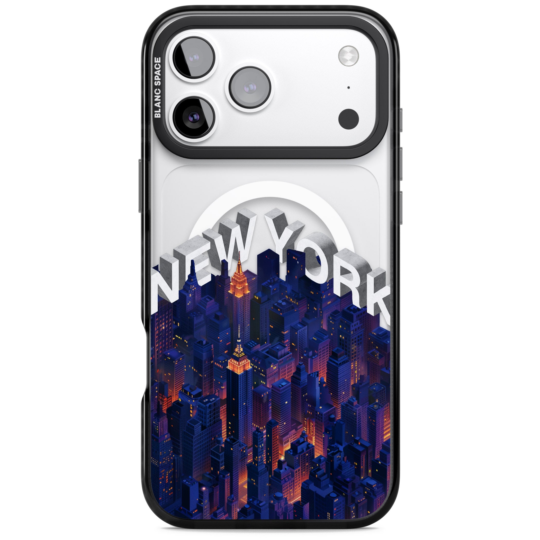 New York City iPhone 17 Pro Max Impact Pro Black Phone Case