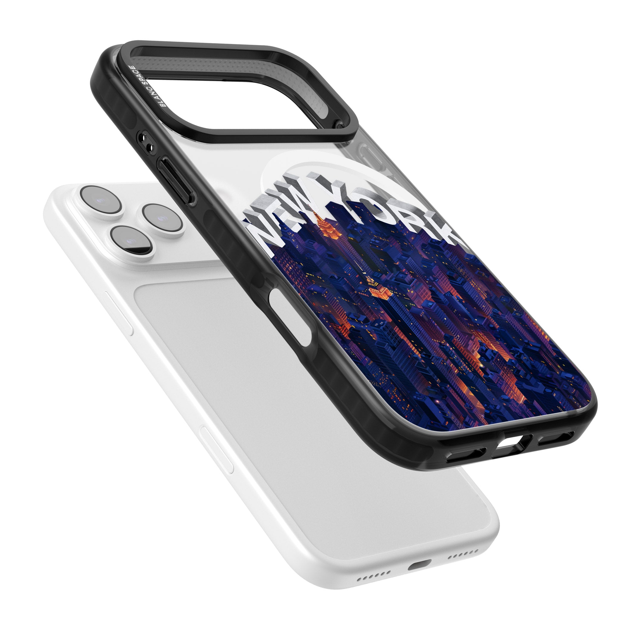 New York City iPhone 17 Pro Max Impact Pro Black Phone Case Colours