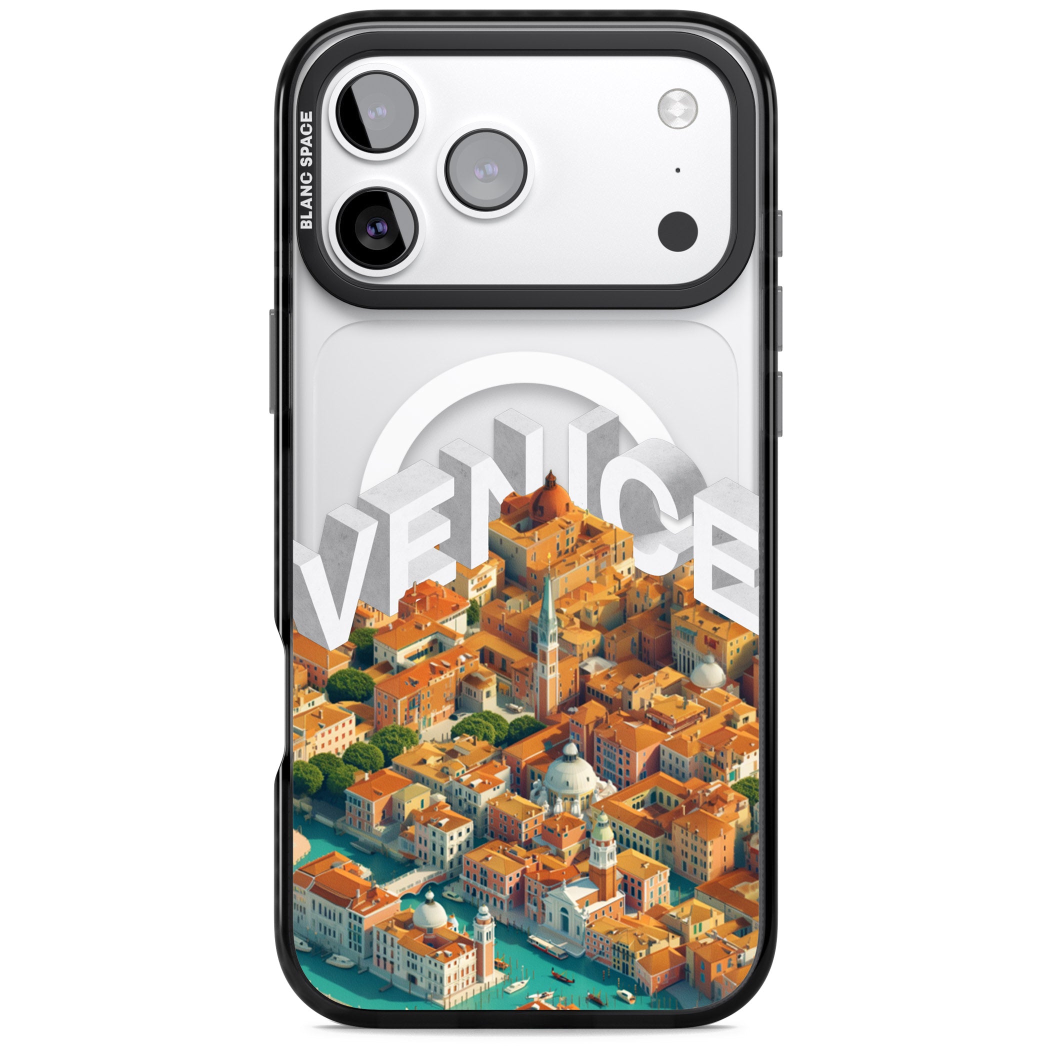 Venice iPhone 17 Pro Max Impact Pro Black Phone Case