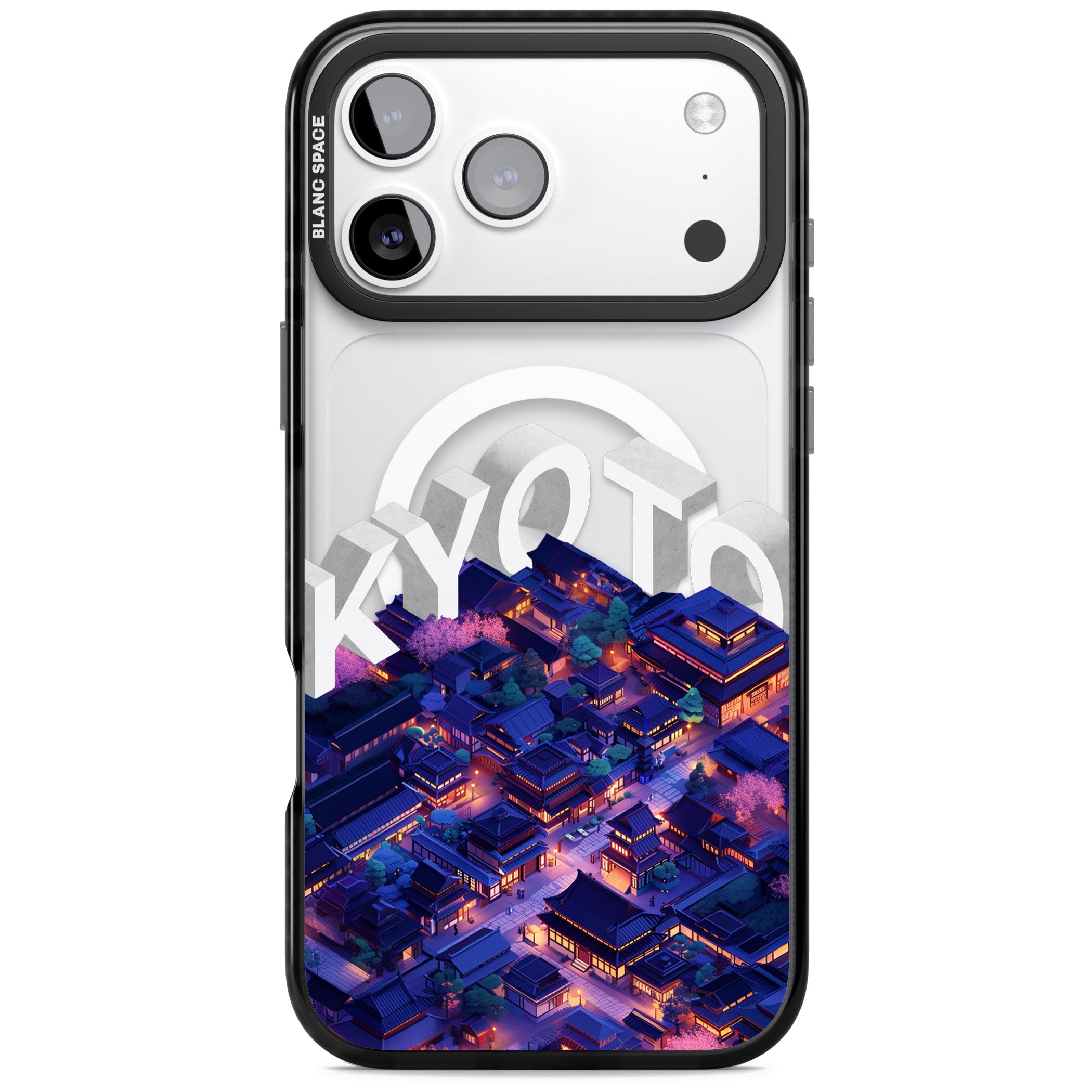 Kyoto iPhone 17 Pro Max Impact Pro Black Phone Case