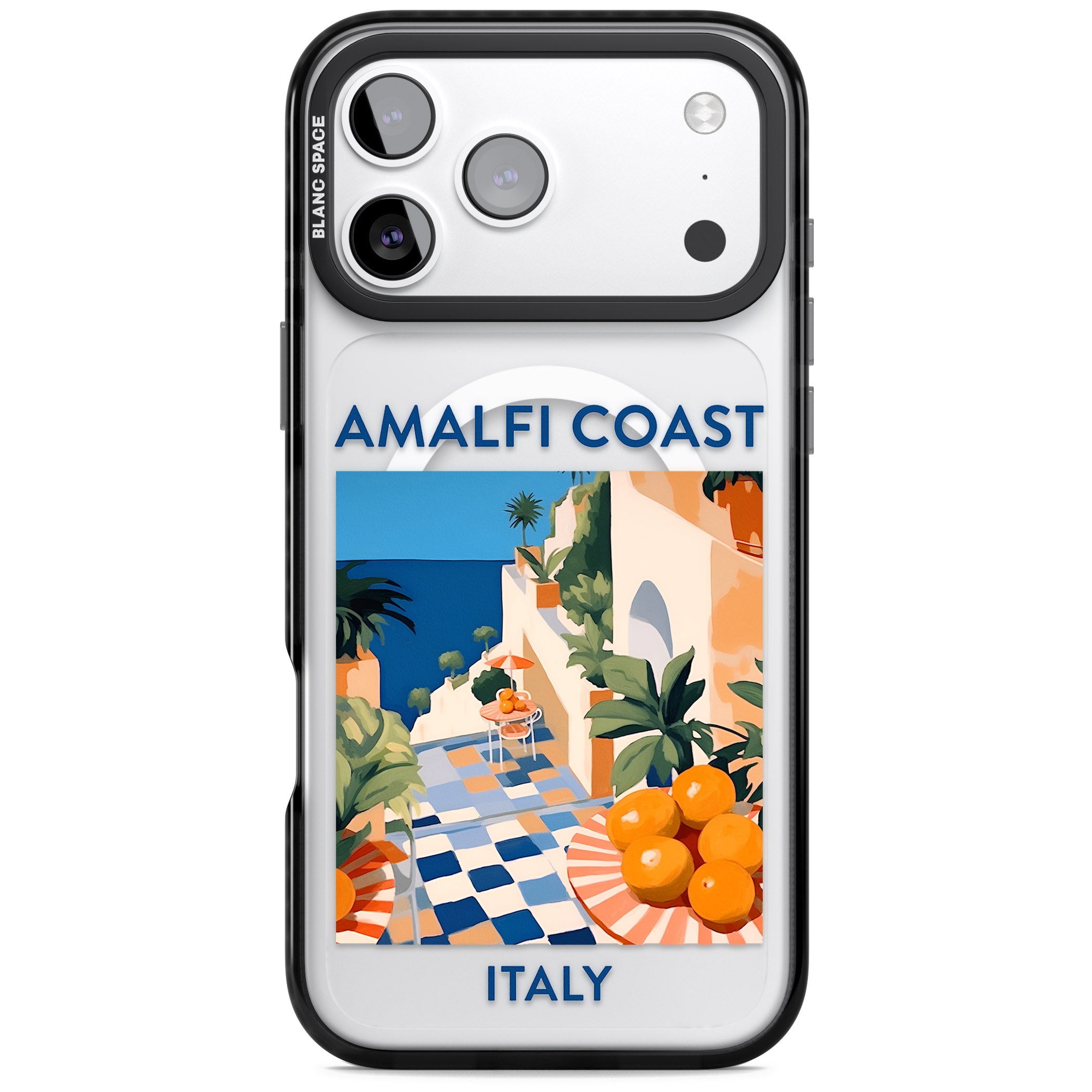 Amalfi Coast iPhone 17 Pro Max Impact Pro Black Phone Case
