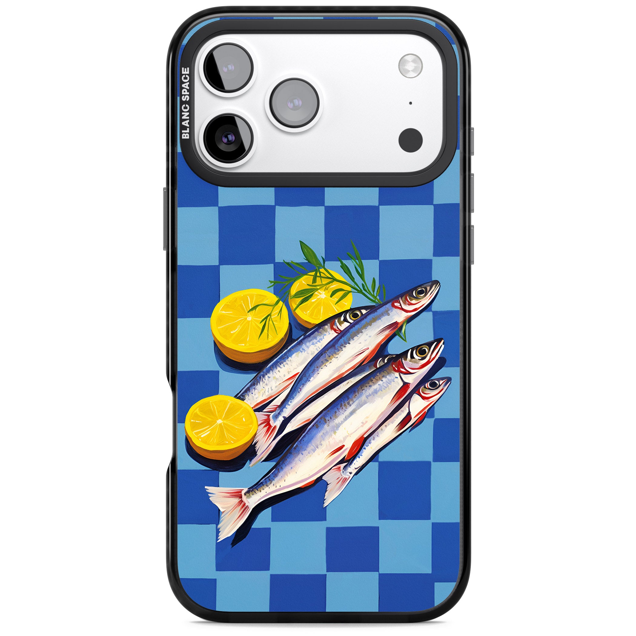 Fish & Lemons iPhone 17 Pro Impact Pro Black Phone Case
