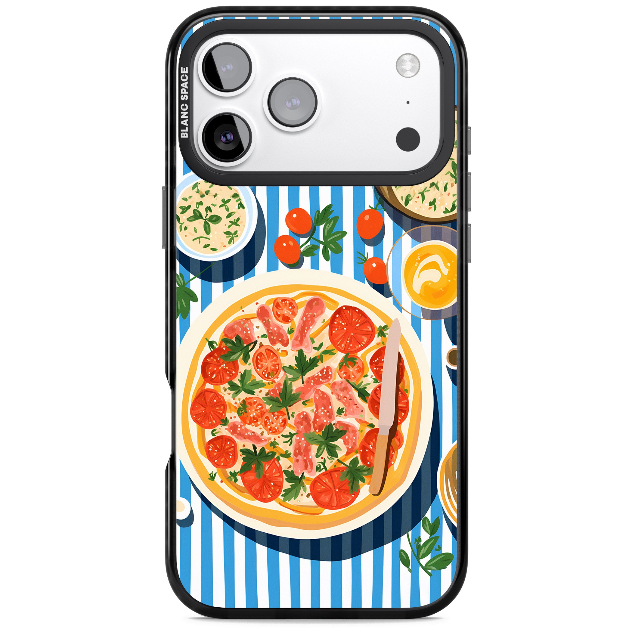 Italian Platter iPhone 17 Pro Max Impact Pro Black Phone Case