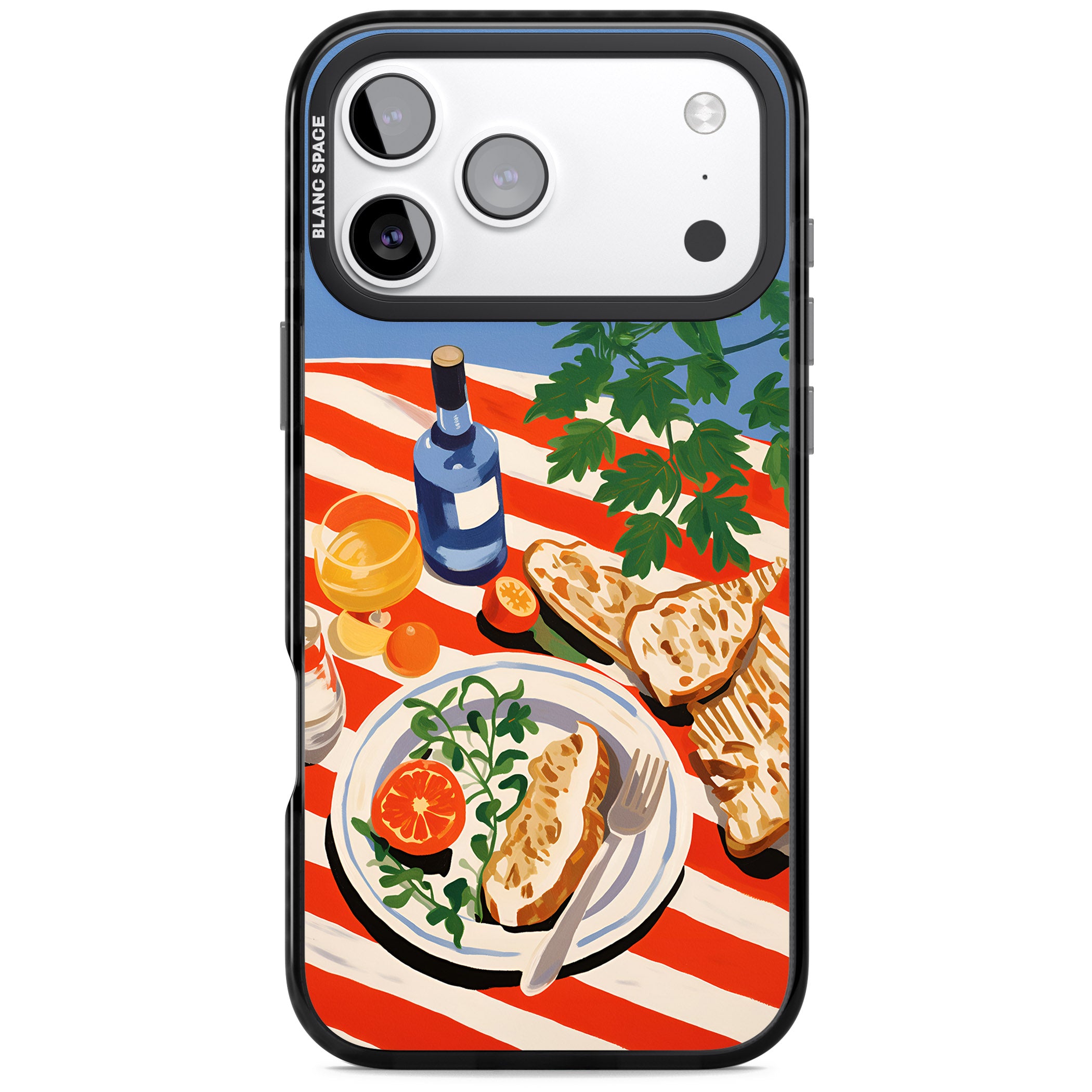 Mediterranean Lunch Table iPhone 17 Pro Max Impact Pro Black Phone Case