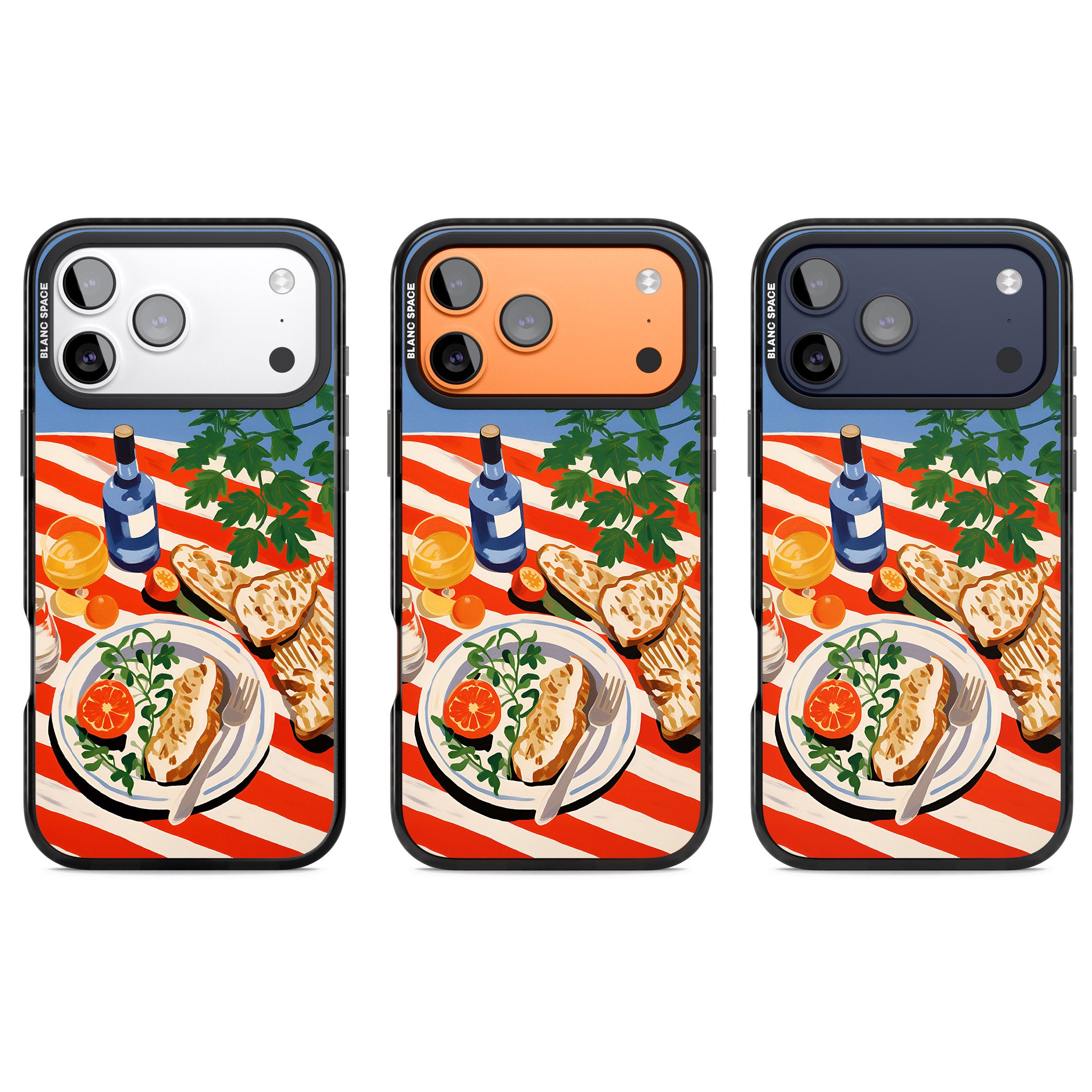 Mediterranean Lunch Table iPhone 17 Pro Impact Pro Black Phone Case APT Impact Protection