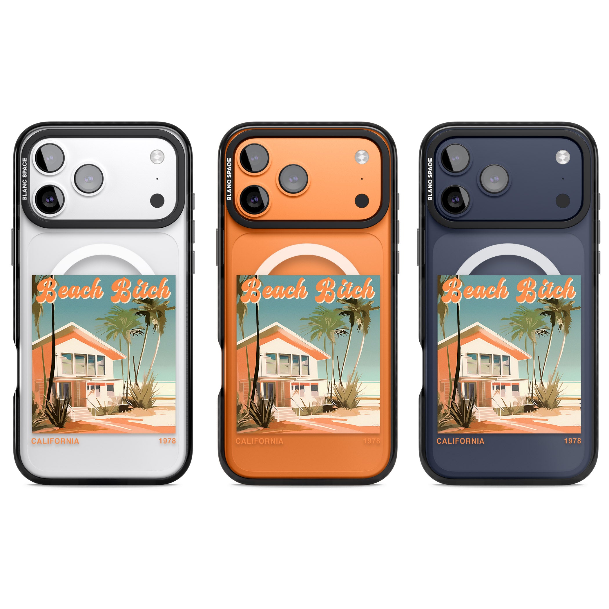 Beach B*tch iPhone 17 Pro Impact Pro Black Phone Case APT Impact Protection