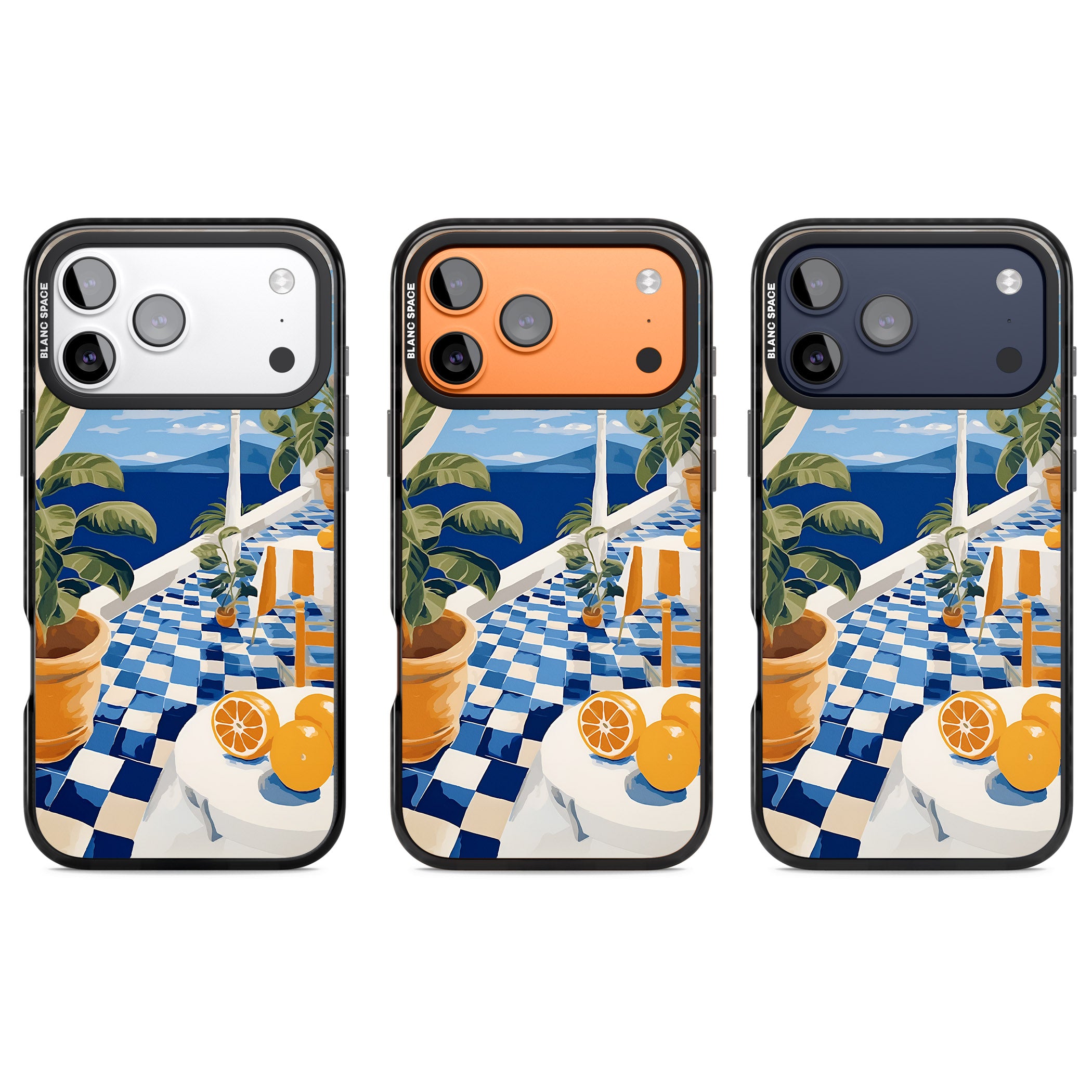 Greek Balcony iPhone 17 Pro Impact Pro Black Phone Case APT Impact Protection