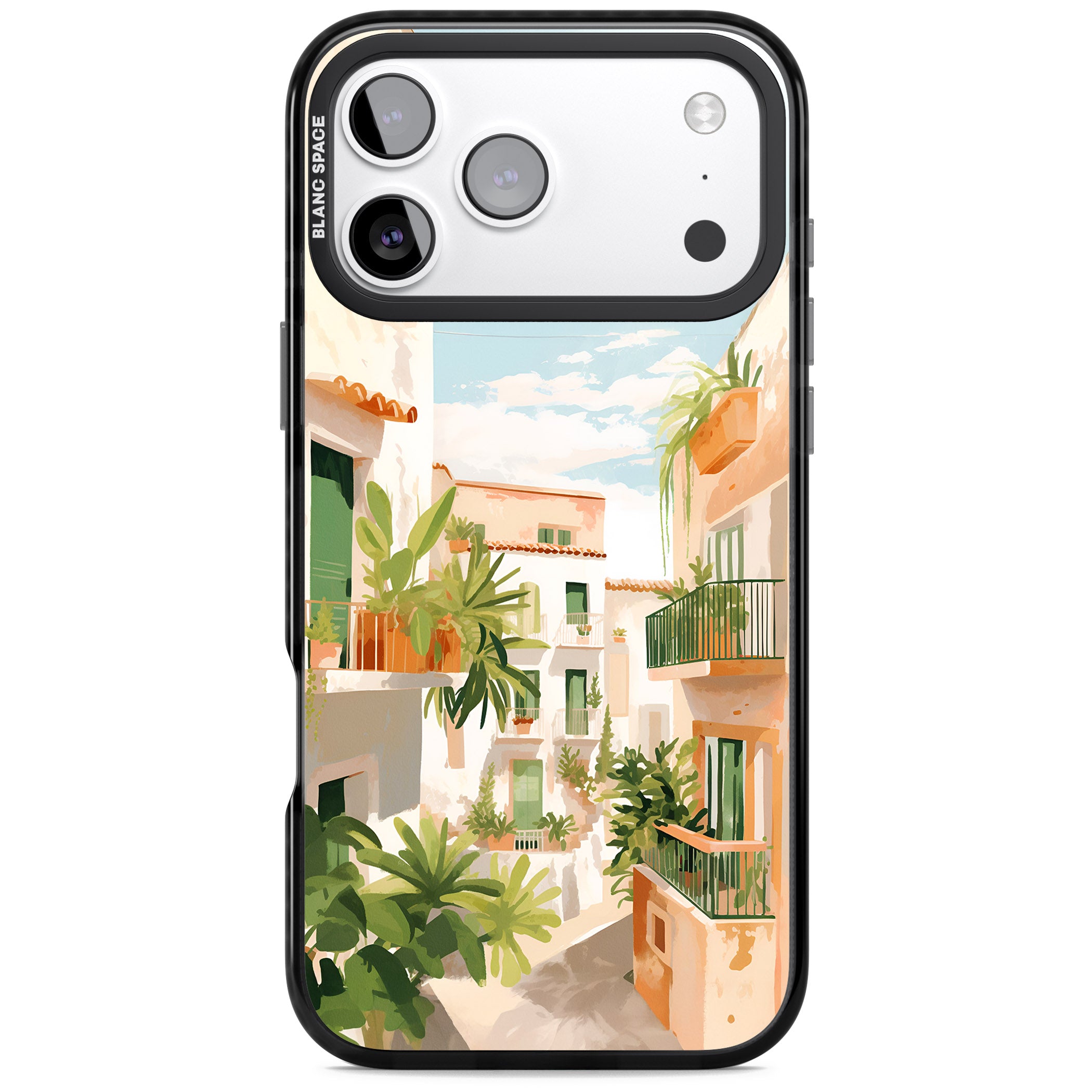 Tuscan Balconies iPhone 17 Pro Max Impact Pro Black Phone Case