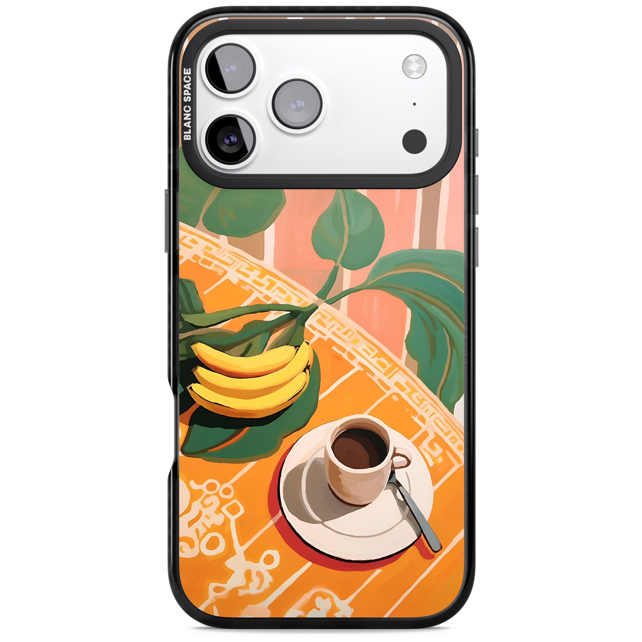 Mediterranean Breakfast iPhone 17 Pro Max Impact Pro Black Phone Case