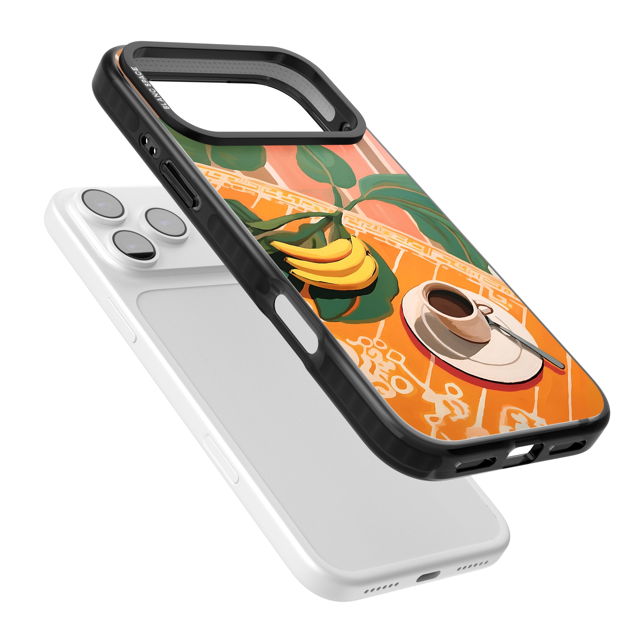 Mediterranean Breakfast iPhone 17 Pro Max Impact Pro Black Phone Case Colours