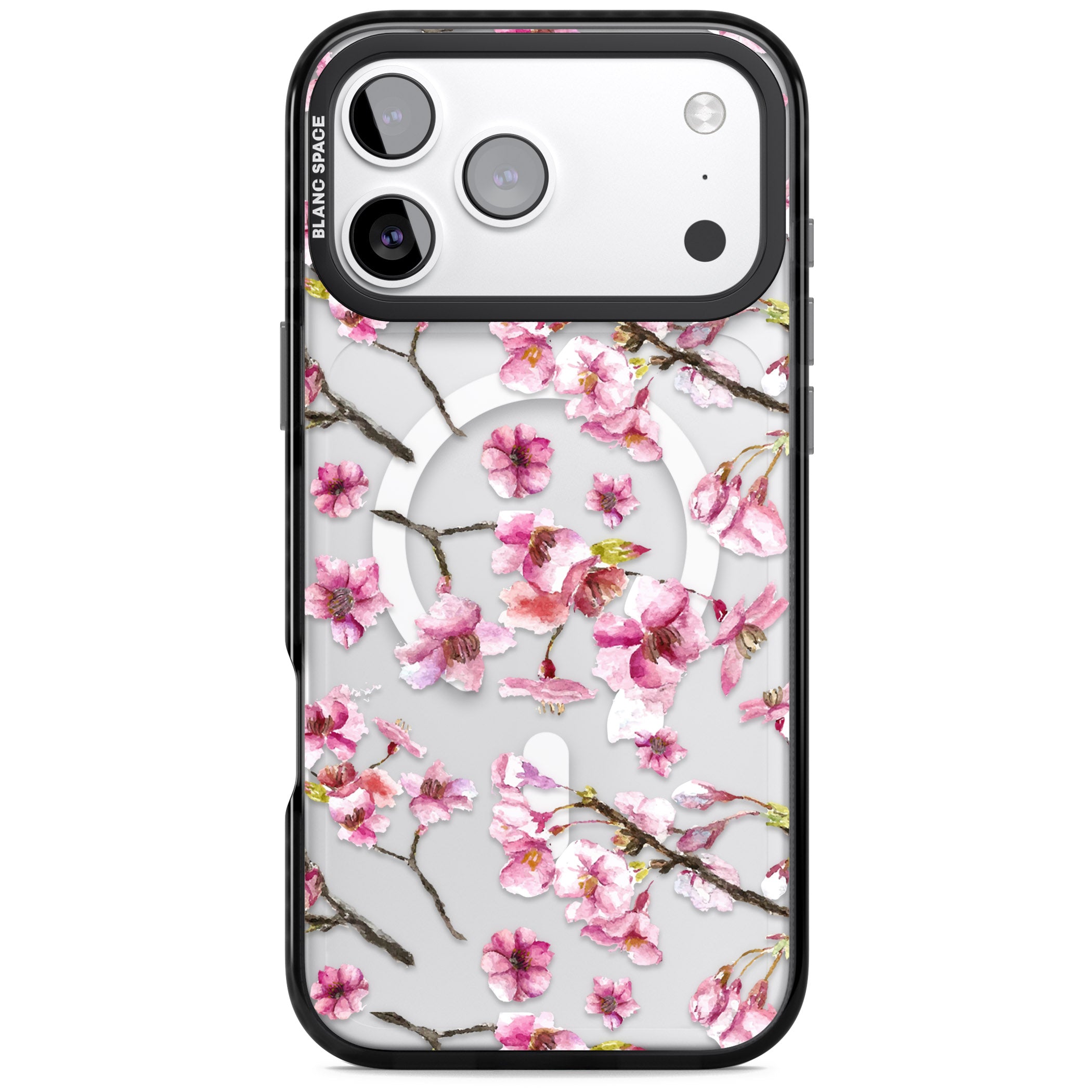 Sakura Bloom iPhone 17 Pro Max Impact Pro Black Phone Case