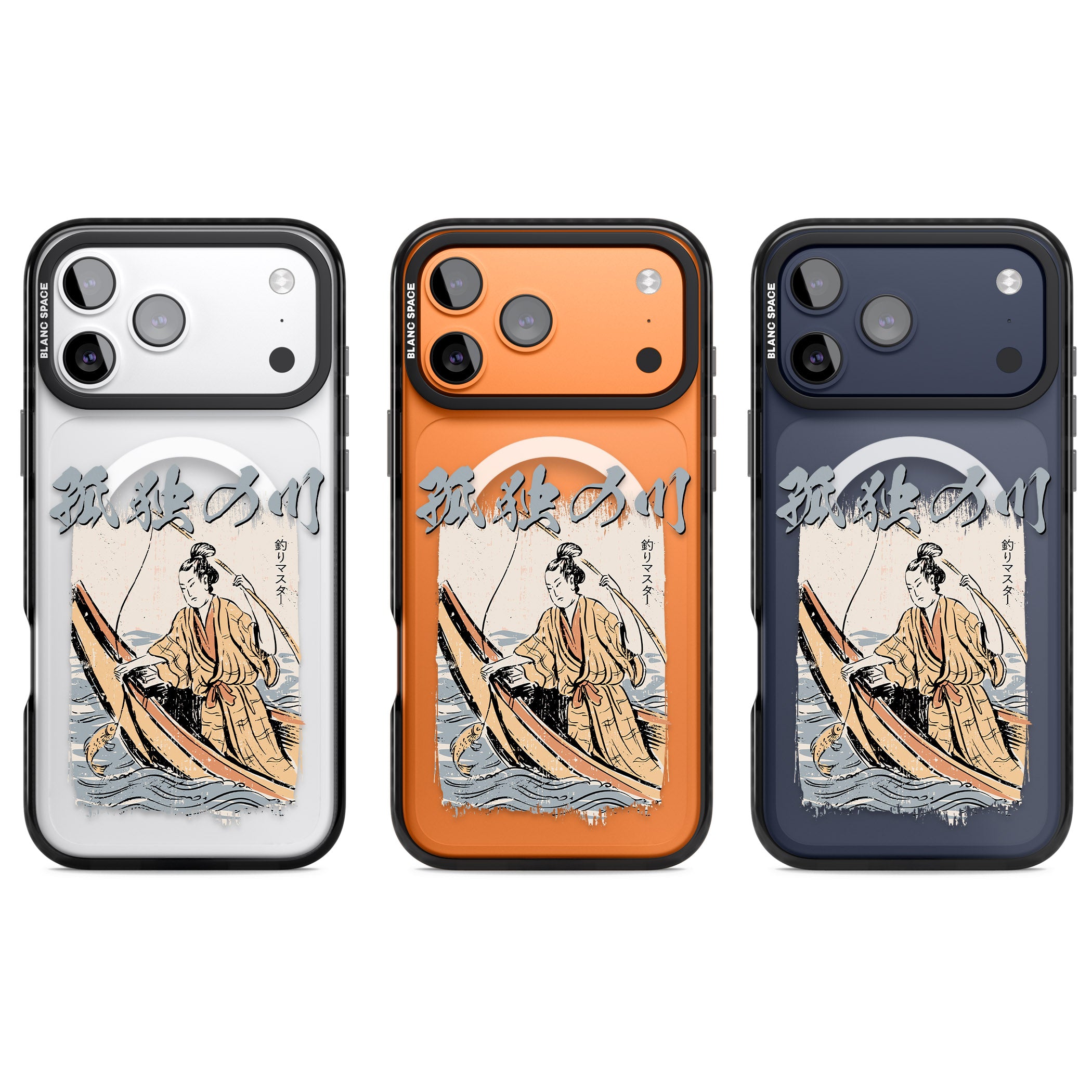 Japanese River iPhone 17 Pro Impact Pro Black Phone Case APT Impact Protection