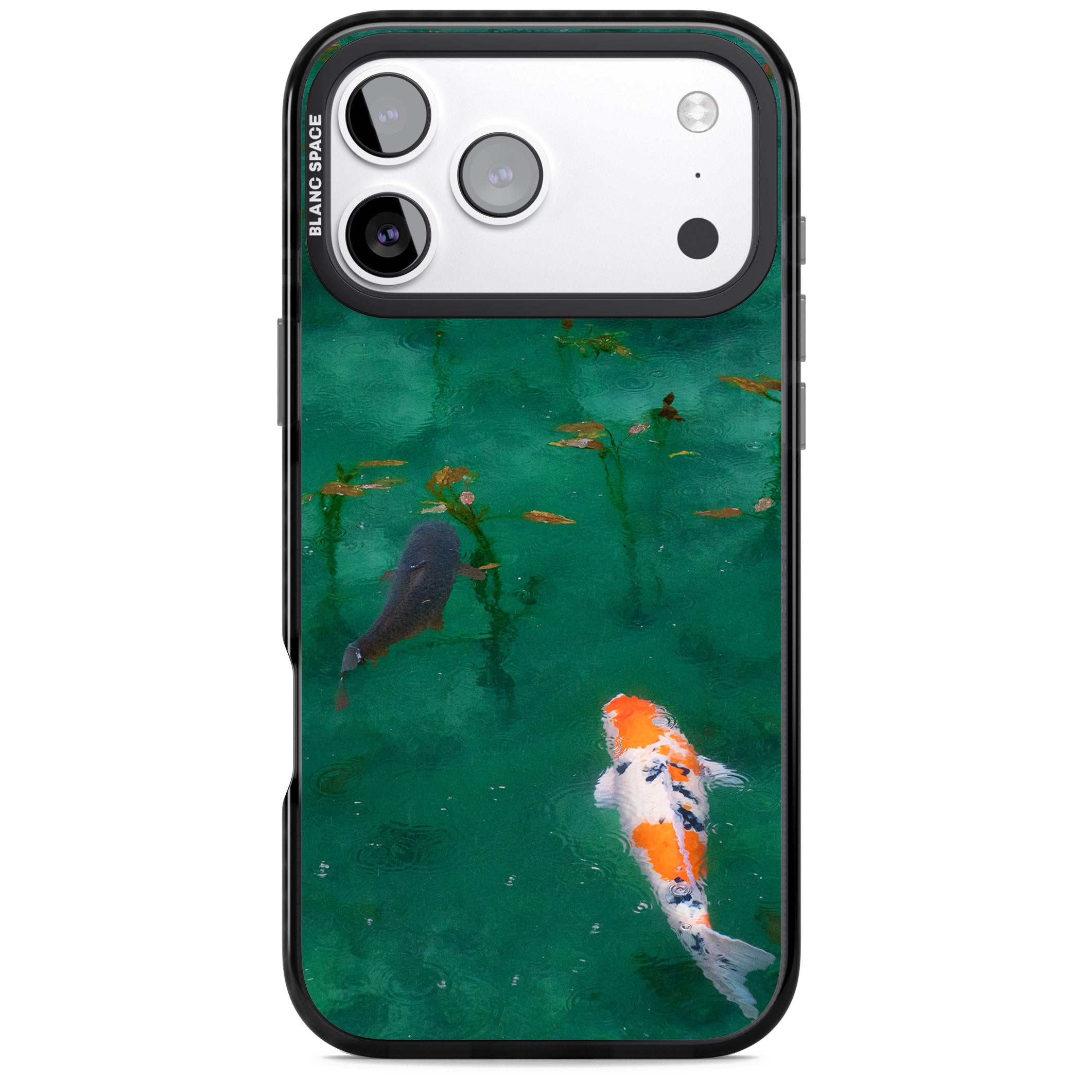 Koi Fish iPhone 17 Pro Max Impact Pro Black Phone Case