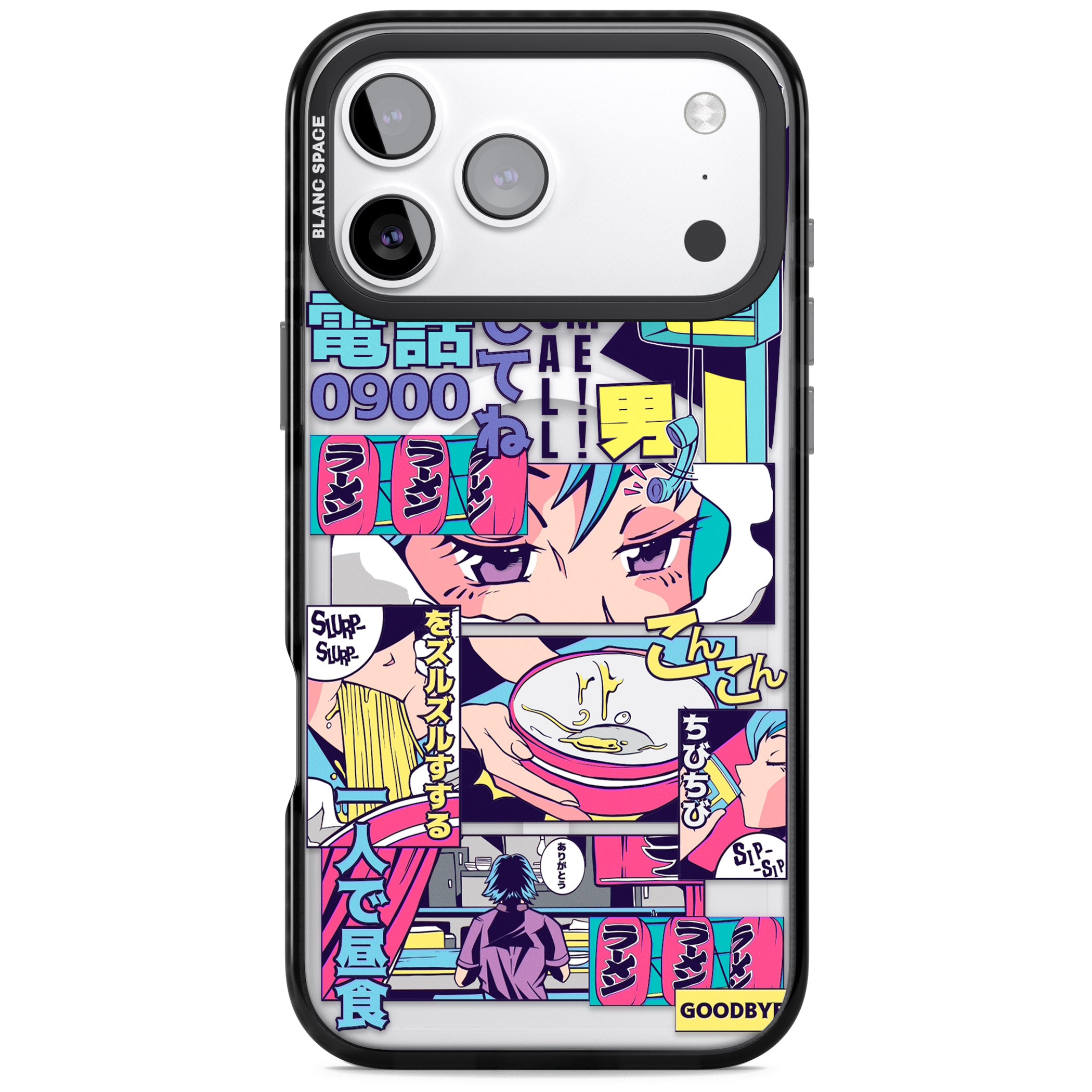 Vibrant Anime Comic iPhone 17 Pro Max Impact Pro Black Phone Case