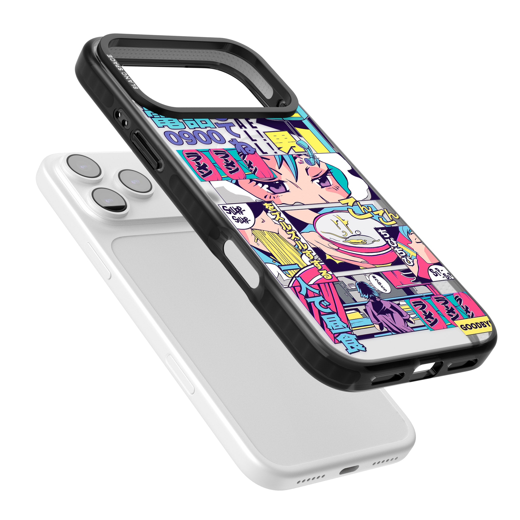 Vibrant Anime Comic iPhone 17 Pro Max Impact Pro Black Phone Case Colours