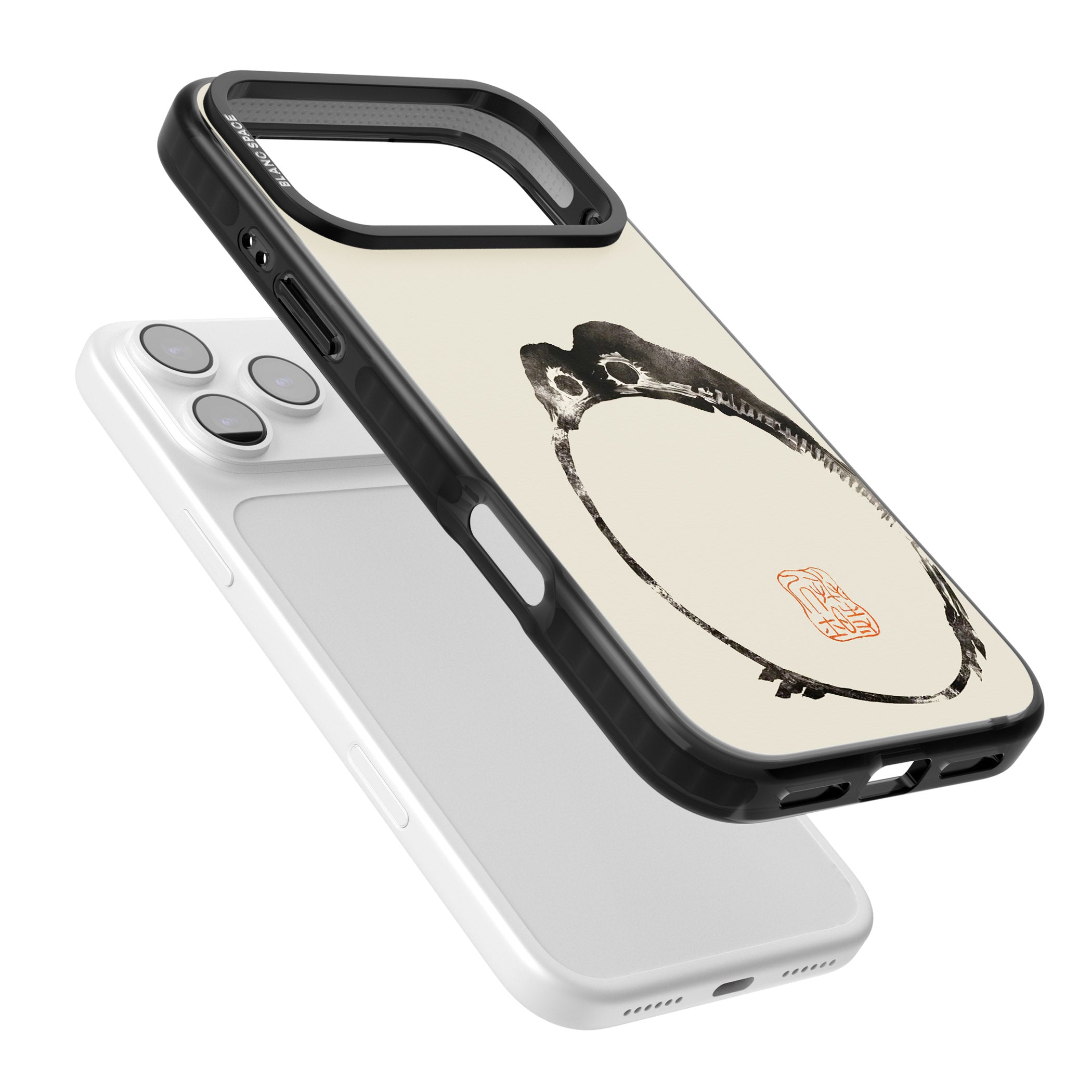 Matsumoto Hoji Round Frog iPhone 17 Pro Max Impact Pro Black Phone Case Colours