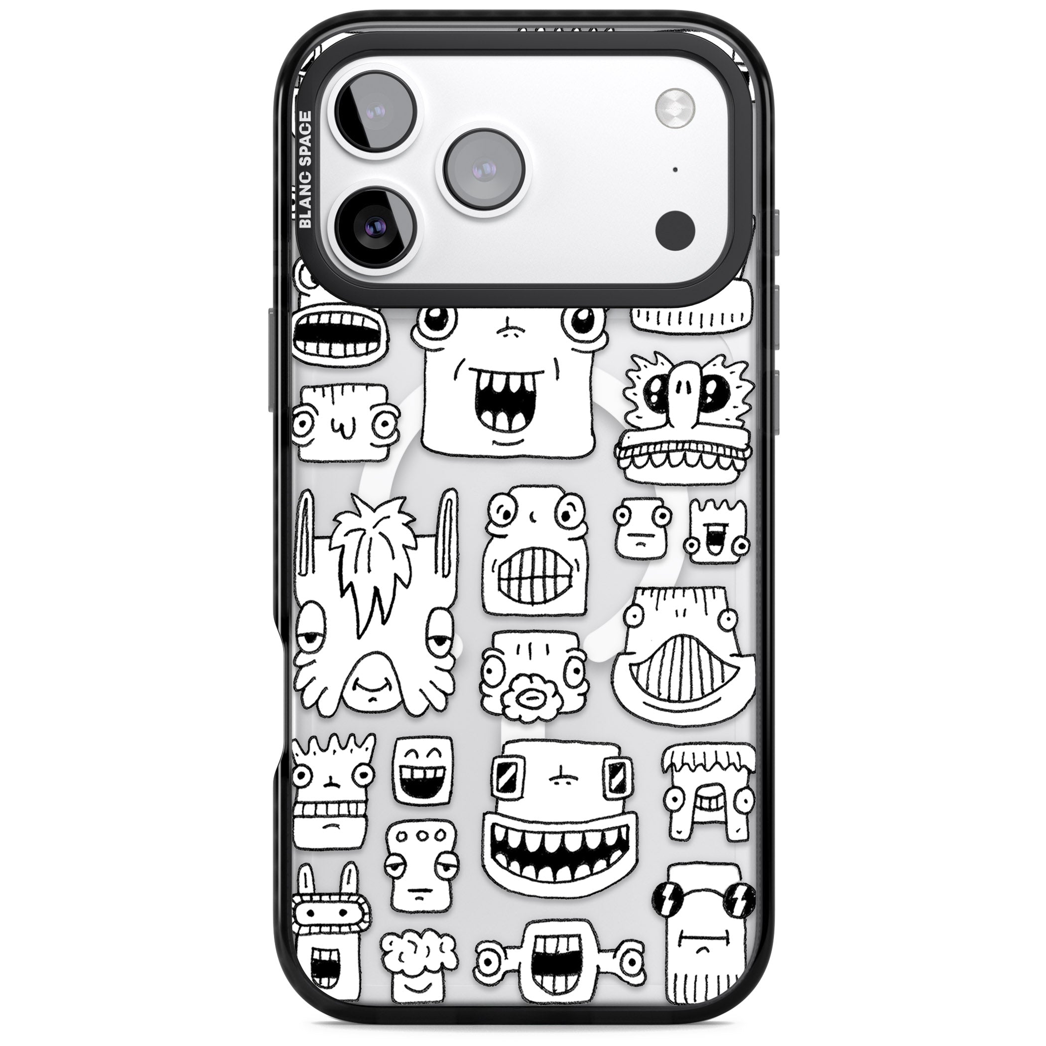 Burst Heads iPhone 17 Pro Max Impact Pro Black Phone Case