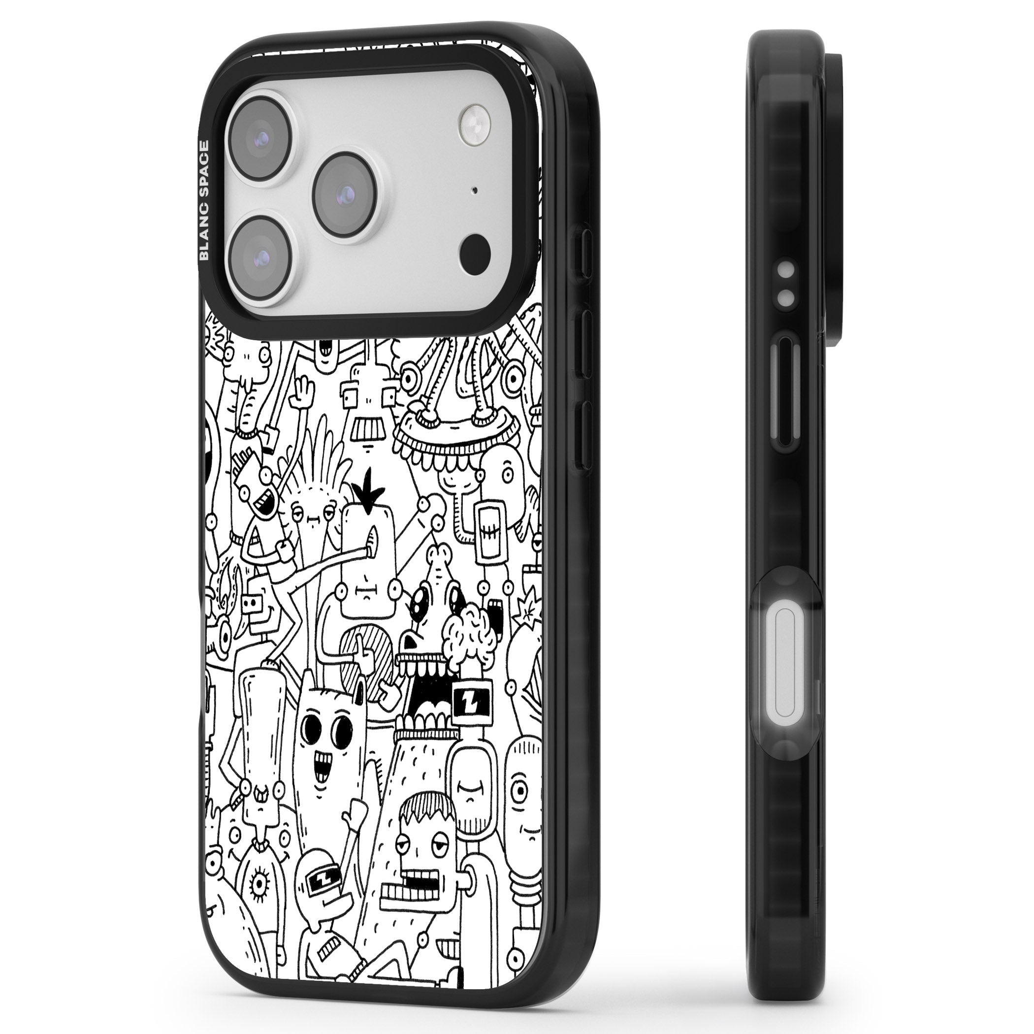 Stack Original iPhone 17 Pro Max Impact Pro Black Phone Case Side Profile