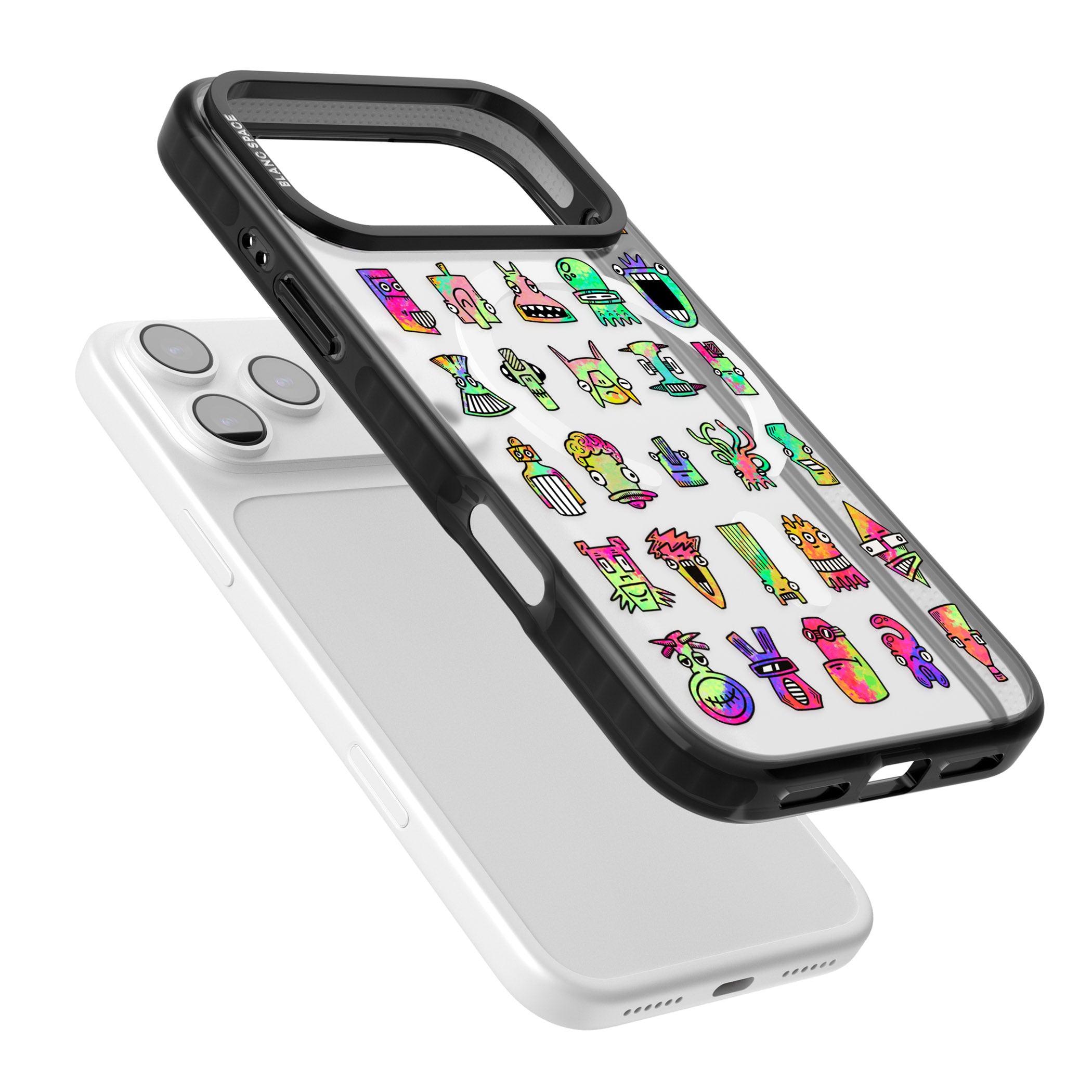 Splashy Friends iPhone 17 Pro Max Impact Pro Black Phone Case Colours