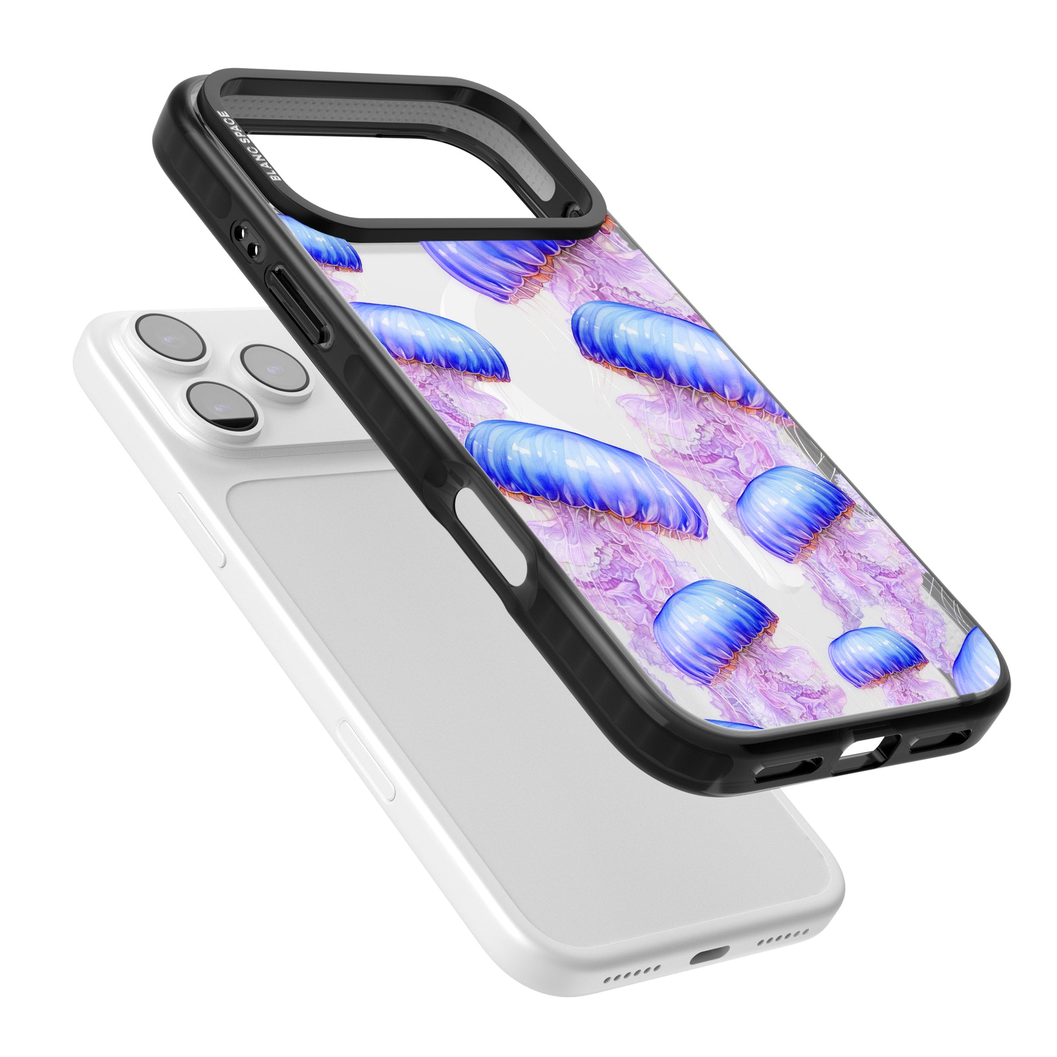 Jellyfish iPhone 17 Pro Max Impact Pro Black Phone Case Colours