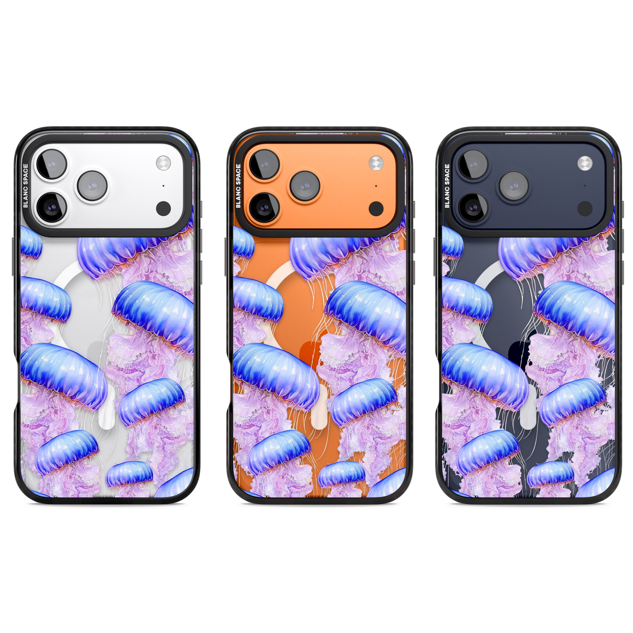 Jellyfish iPhone 17 Pro Impact Pro Black Phone Case APT Impact Protection